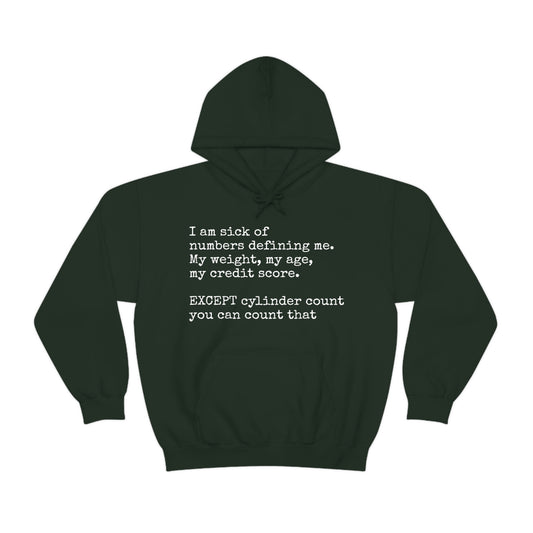 Horsepower Counts -  Unisex Heavy Blend™ Hooded Sweatshirt