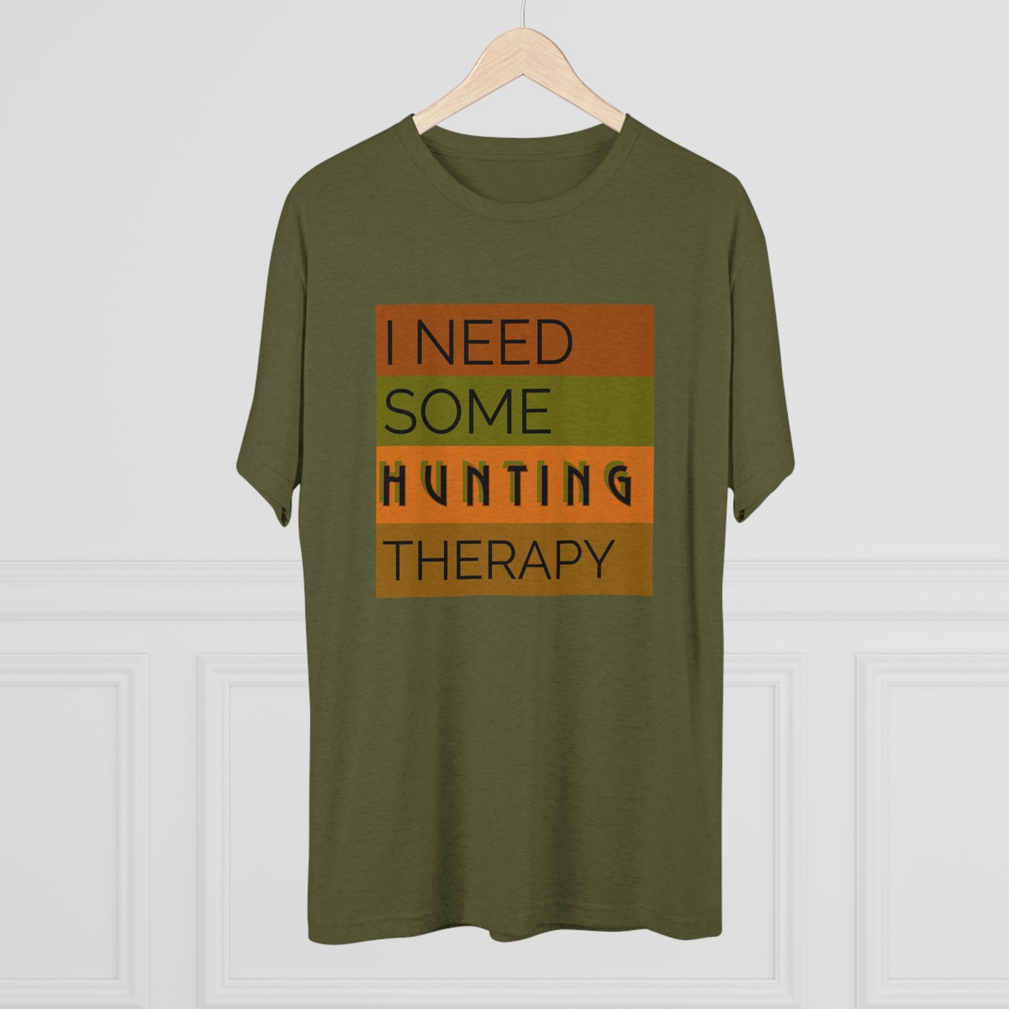 Hunting Therapy -  Unisex Tri-Blend Crew Tee