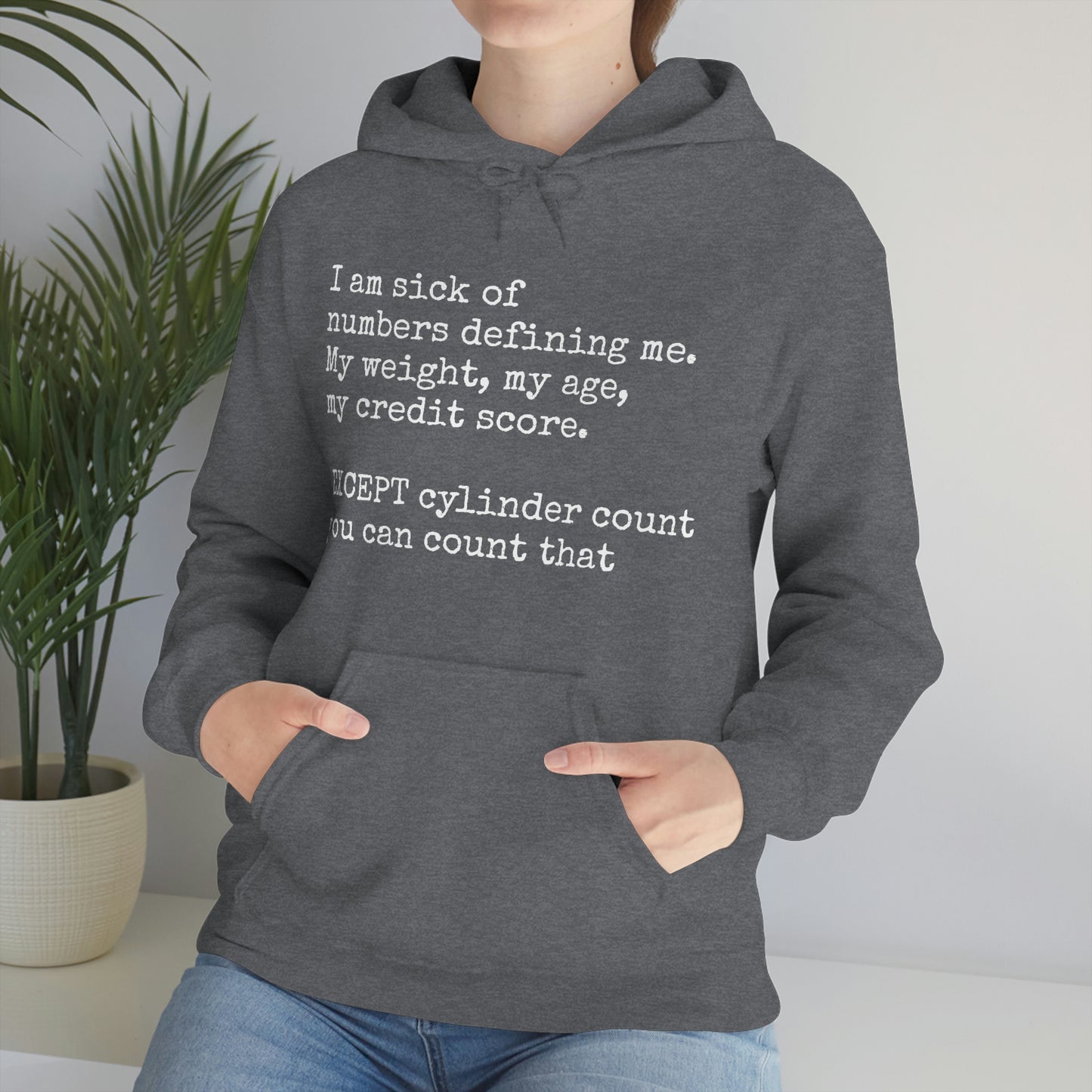 Horsepower Counts -  Unisex Heavy Blend™ Hooded Sweatshirt
