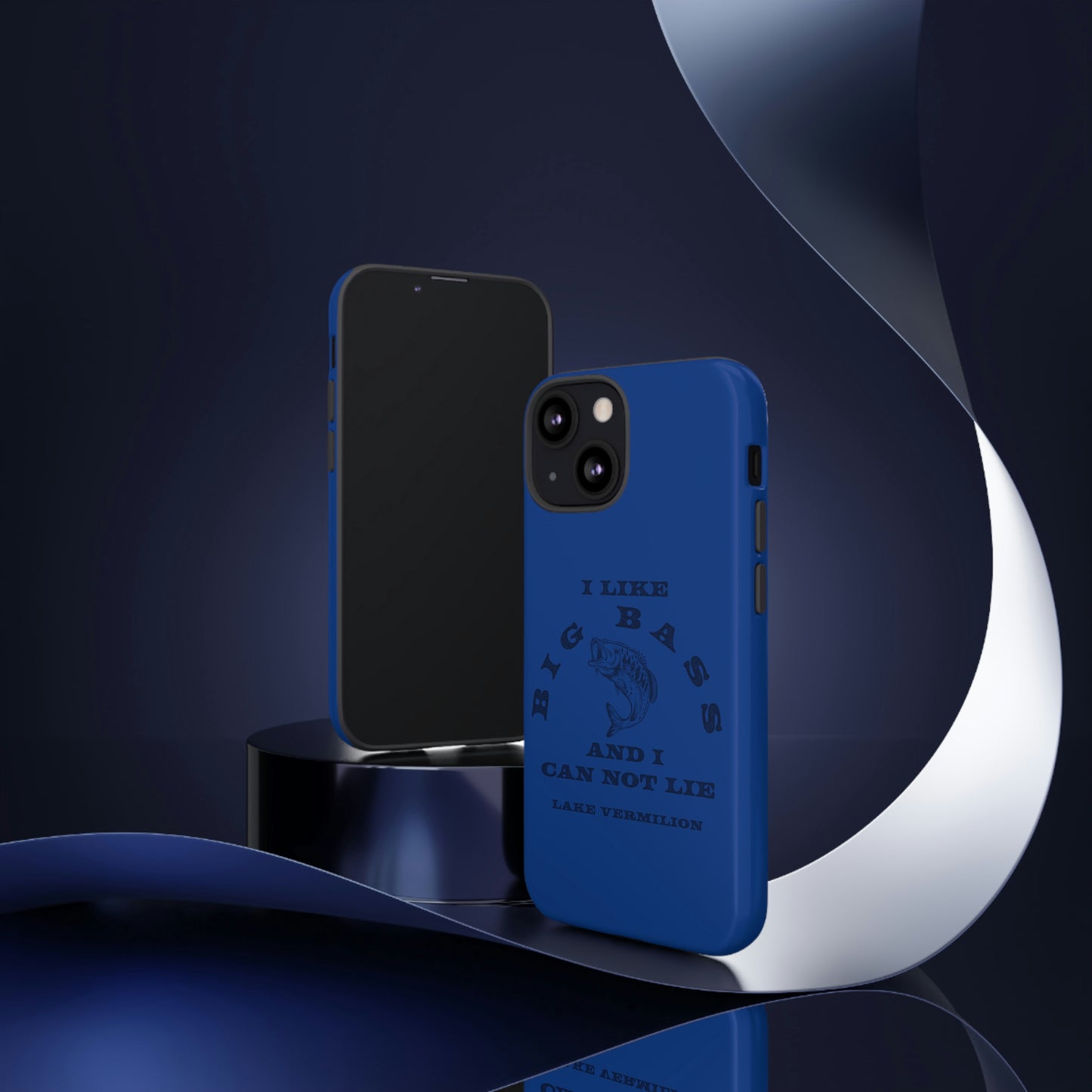 Big Bass - Dark Print - Blue - Tough Cases