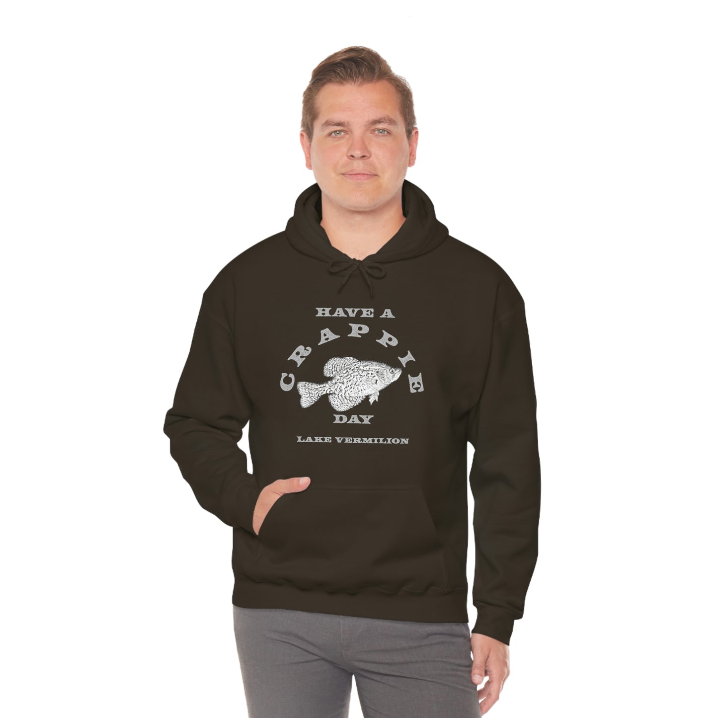 Crappie Day - Lake Vermilion - Fishing - Unisex Heavy Blend™ Hooded Sweatshirt