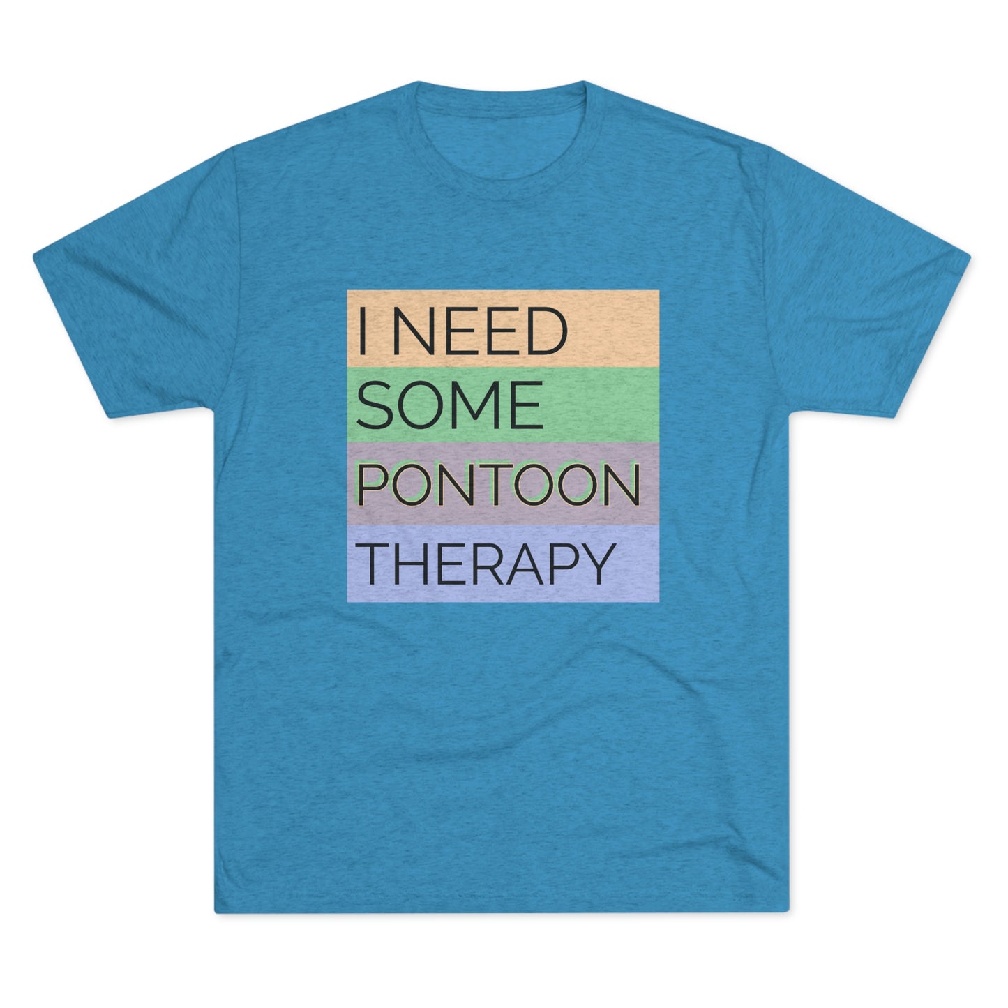Pontoon Therapy -  Unisex Tri-Blend Crew Tee