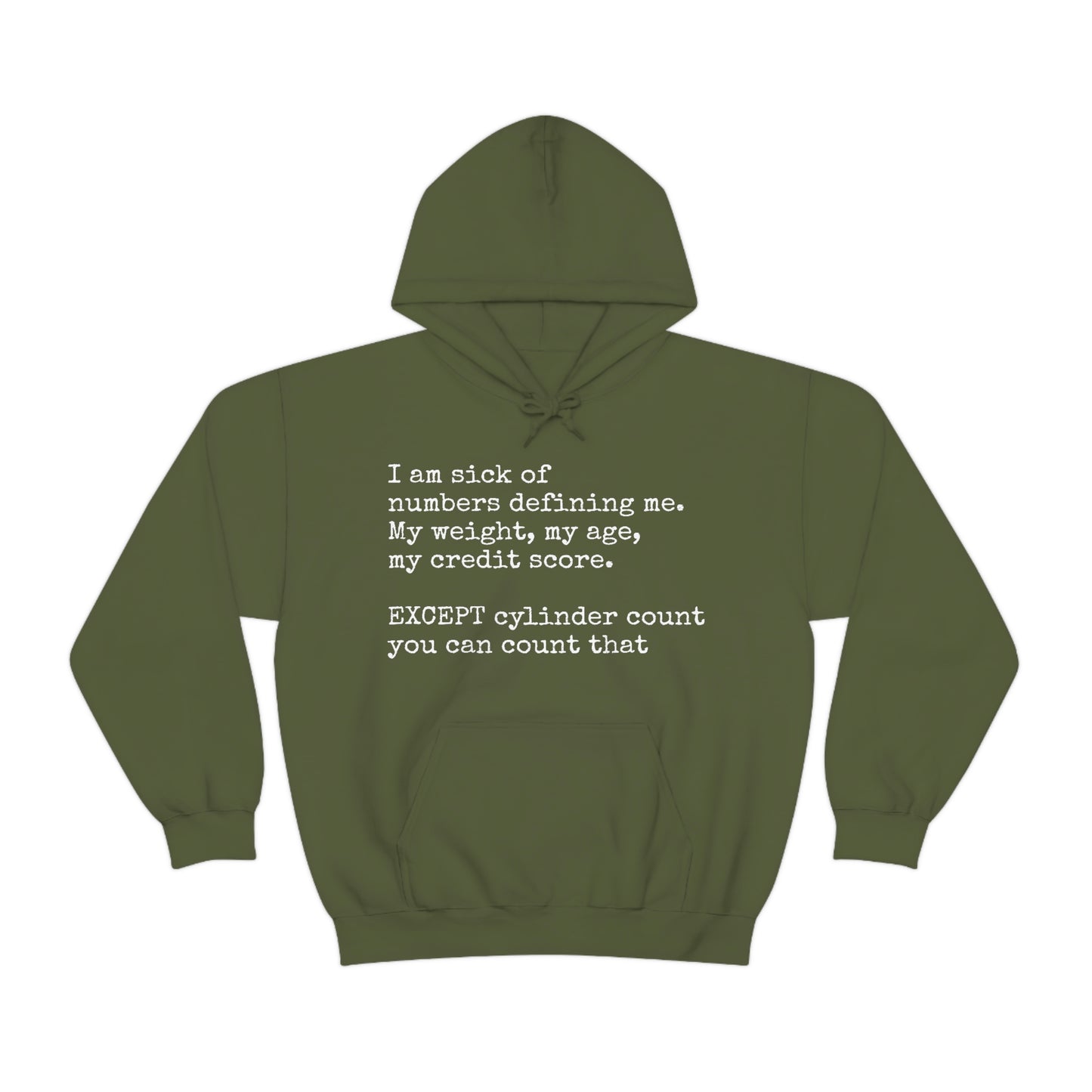 Horsepower Counts -  Unisex Heavy Blend™ Hooded Sweatshirt