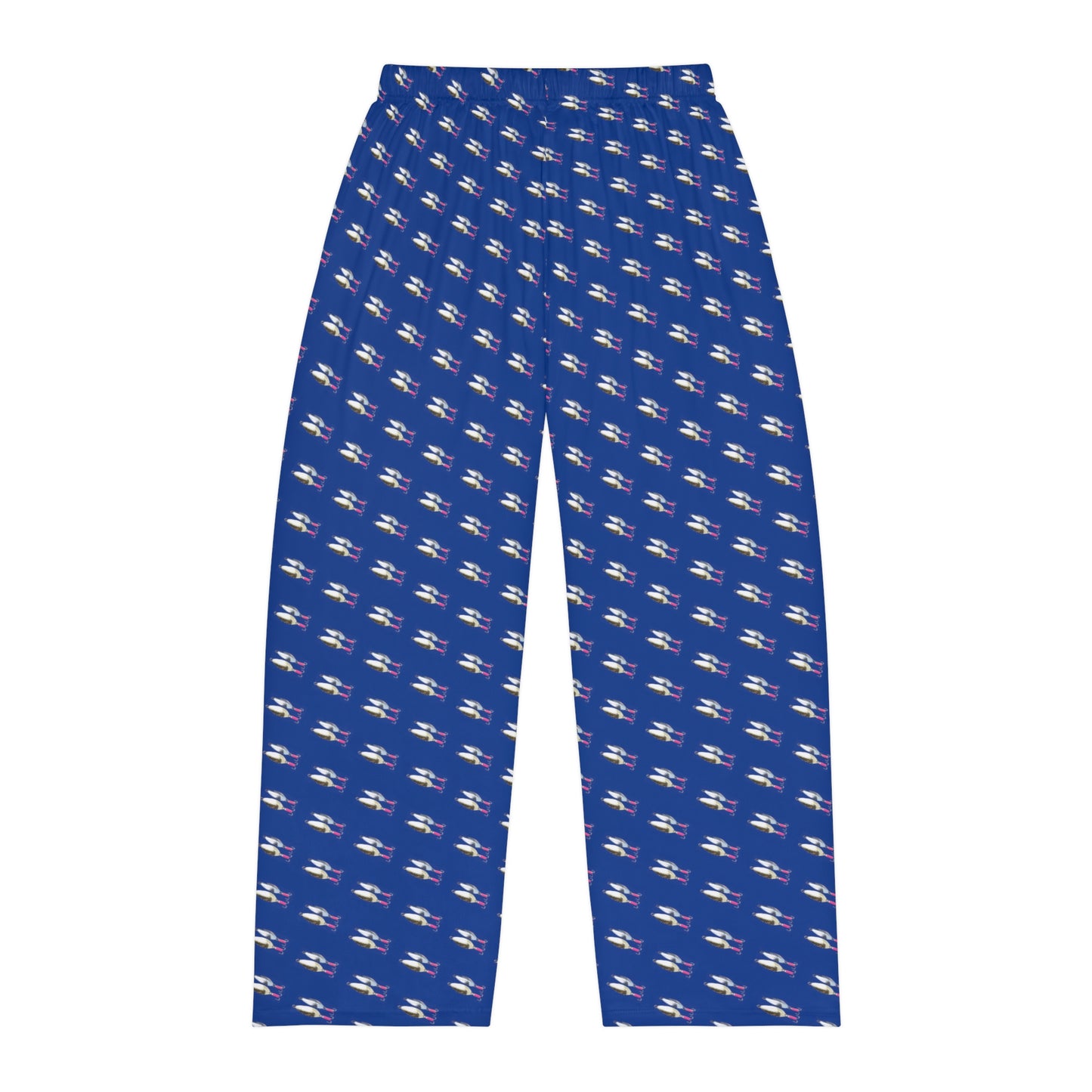 Fishing Lure - Fishing Theme - Bait - Men's Pajama Pants - Dark Blue