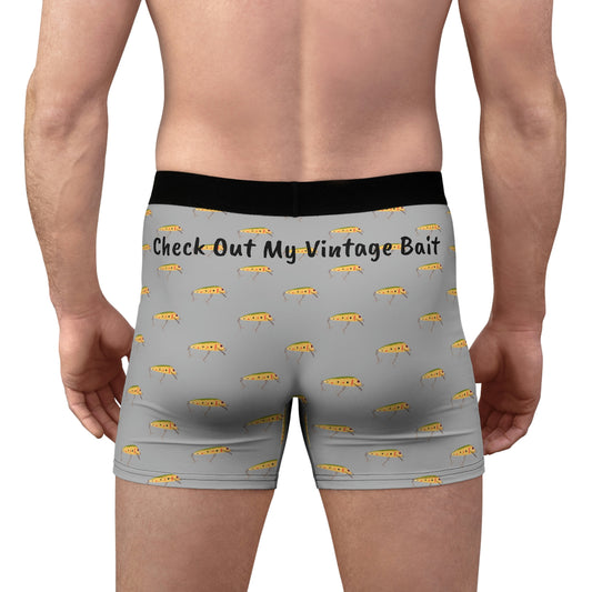 Check Out My Vintage Bait- Fishing Undies -  Men's Boxer Briefs