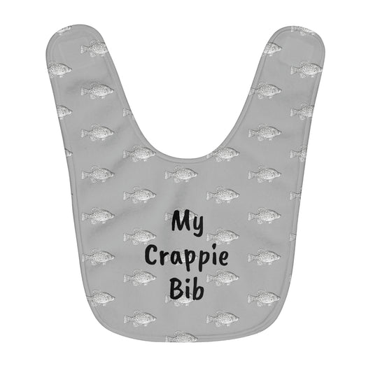 My Crappie Bib - Fleece Baby Bib