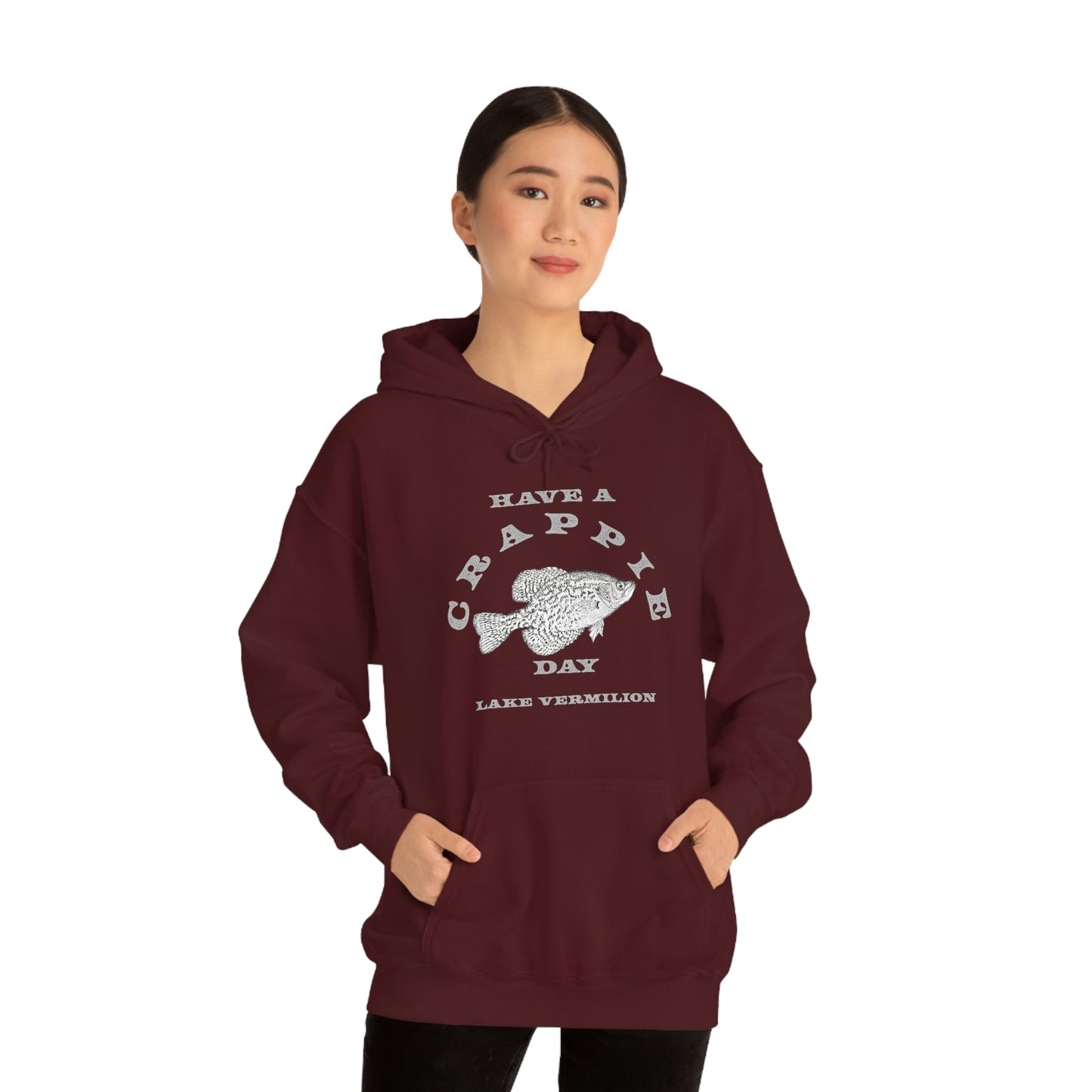 Crappie Day - Lake Vermilion - Fishing - Unisex Heavy Blend™ Hooded Sweatshirt