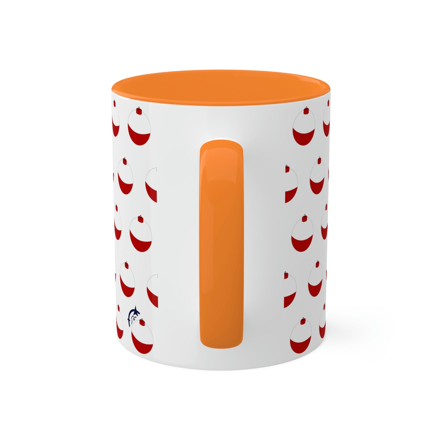 Traditional Red & White Bobber - Colorful Mugs, 11oz