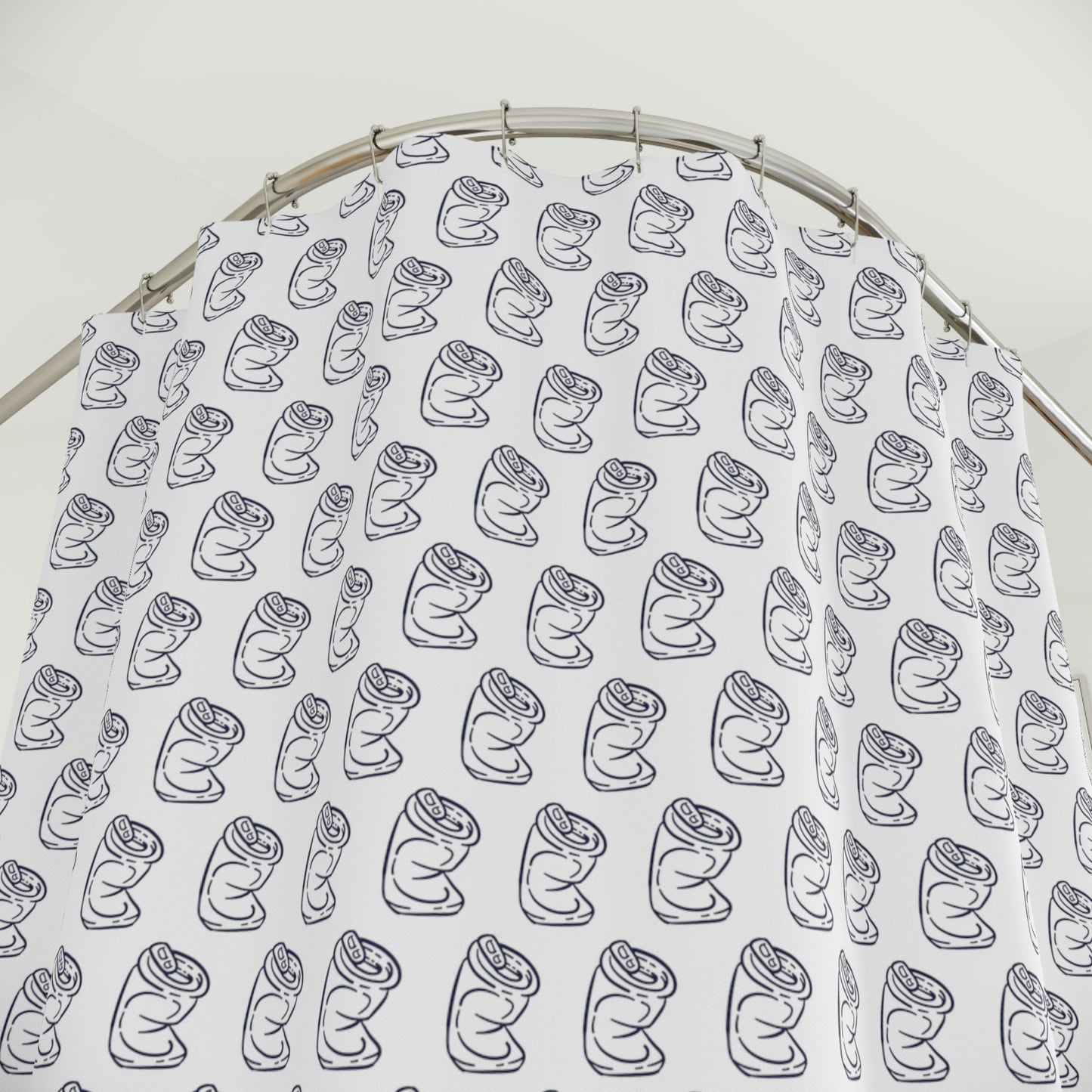 Crushed Can - Polyester Shower Curtain