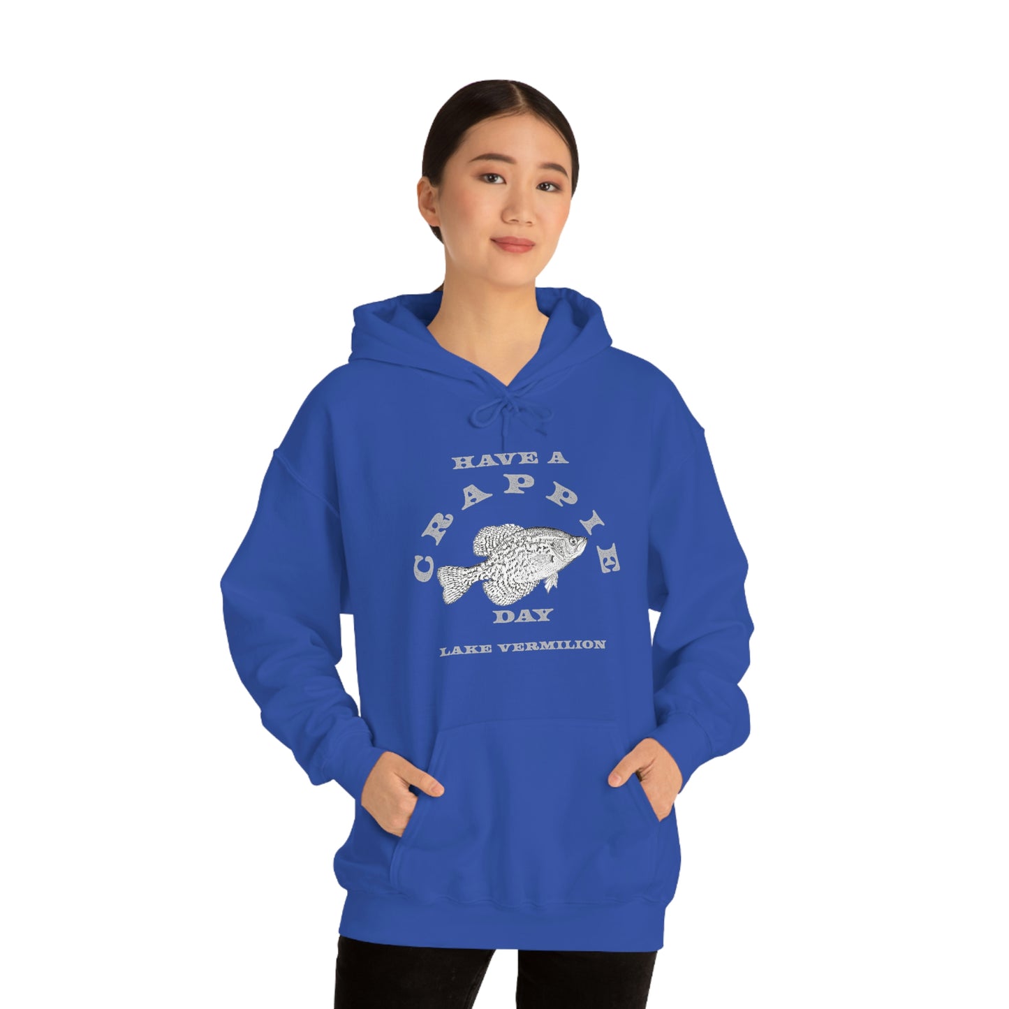 Crappie Day - Lake Vermilion - Fishing - Unisex Heavy Blend™ Hooded Sweatshirt