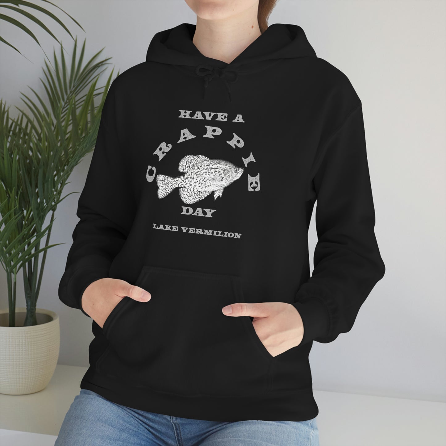 Crappie Day - Lake Vermilion - Fishing - Unisex Heavy Blend™ Hooded Sweatshirt