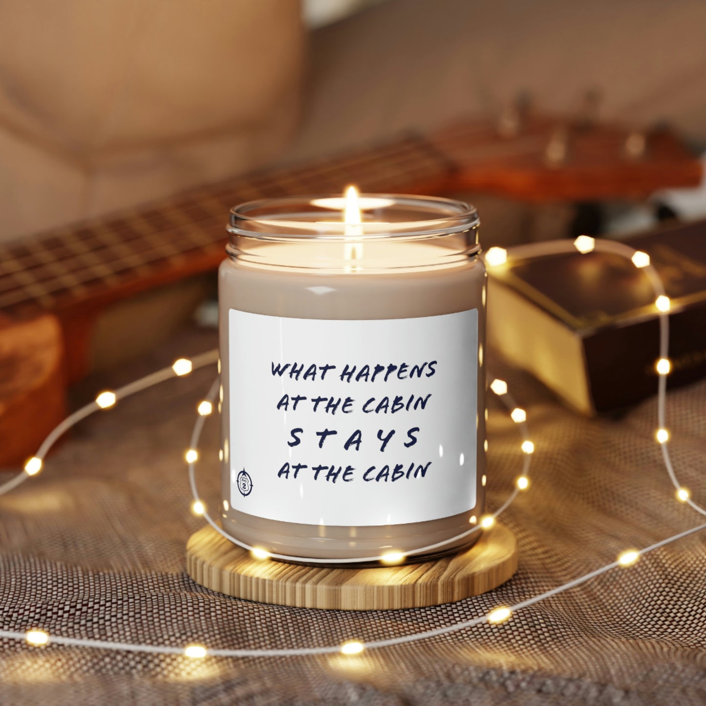 What Happens At The Cabin - Scented Soy Candle, 9oz
