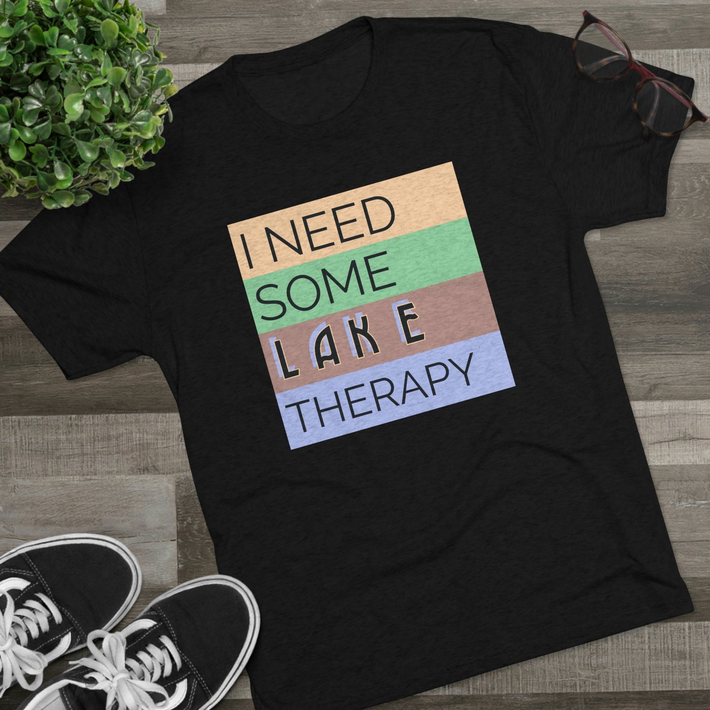 Lake Therapy -  Unisex Tri-Blend Crew Tee