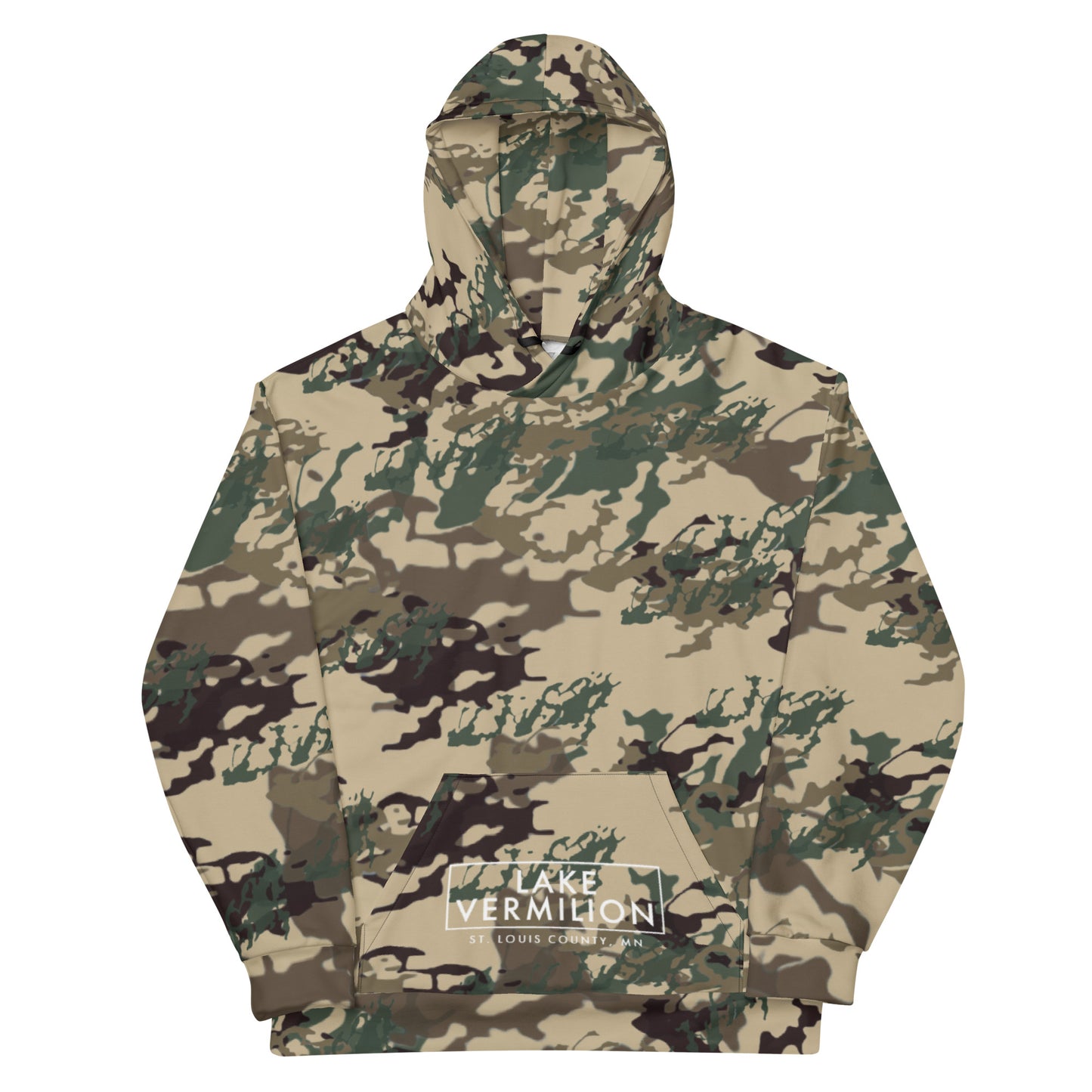 Lake Vermilion - MN - CUSTOM Vermilook® Camo - Unisex Hoodie