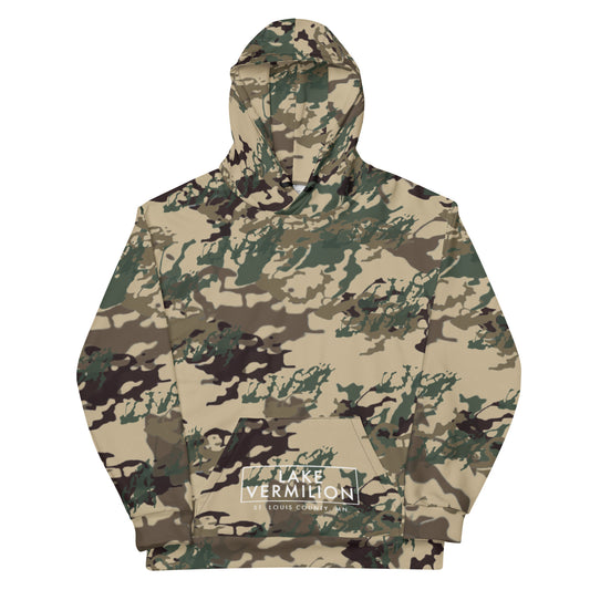 Lake Vermilion - MN - CUSTOM Vermilook® Camo - Unisex Hoodie