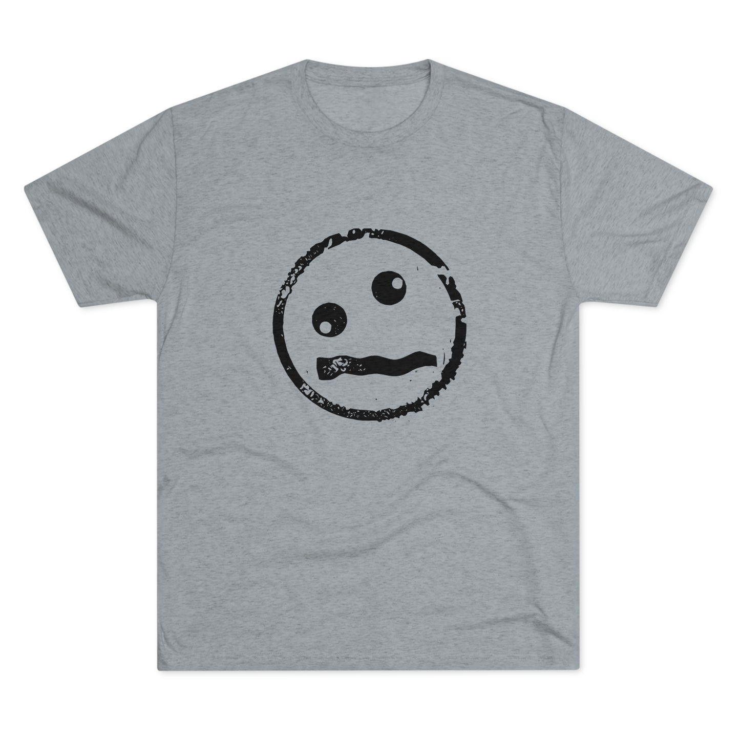 Needs Therapy -  Crazy Face - Unisex Tri-Blend Crew Tee