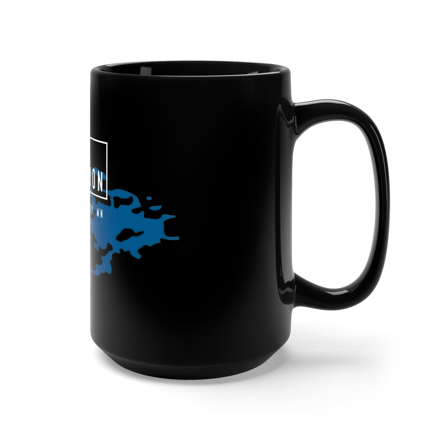 Lake Vermilion - MN - Black Mug 15oz