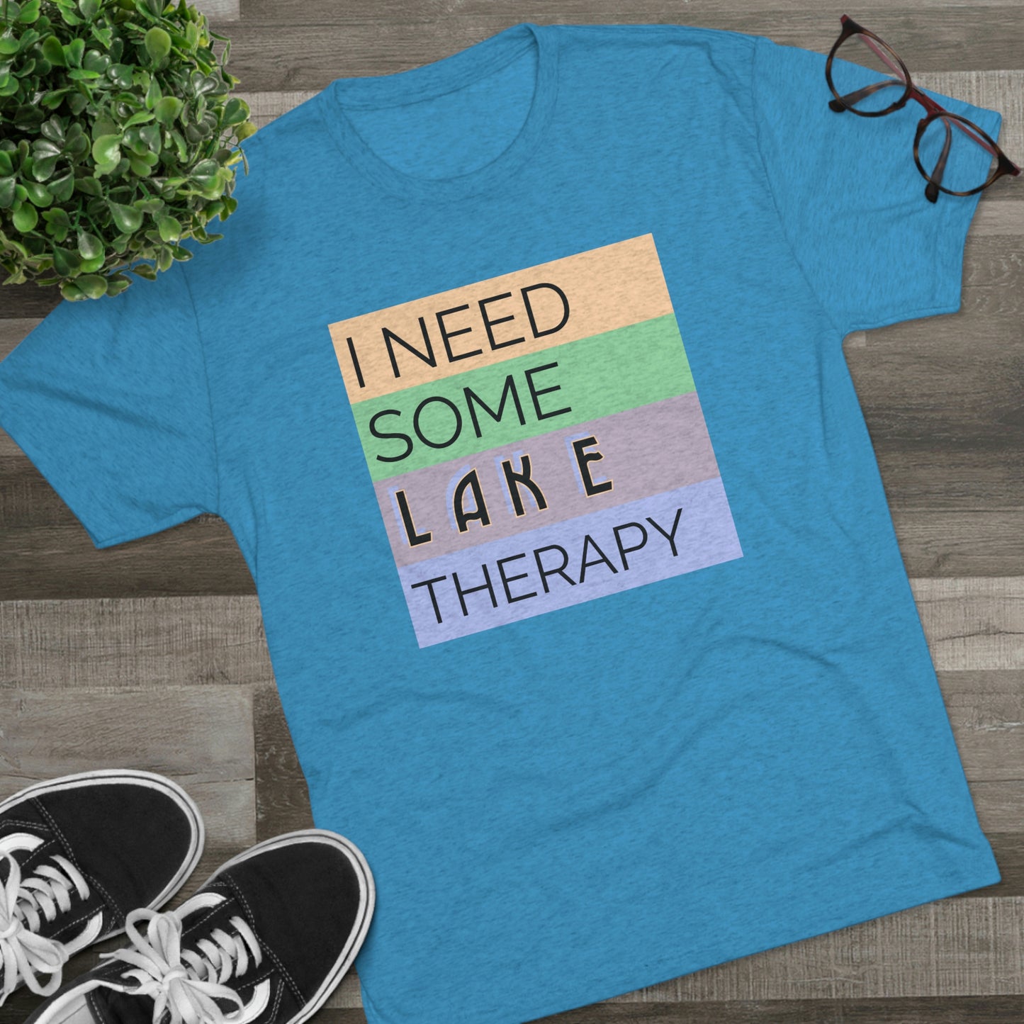 Lake Therapy -  Unisex Tri-Blend Crew Tee