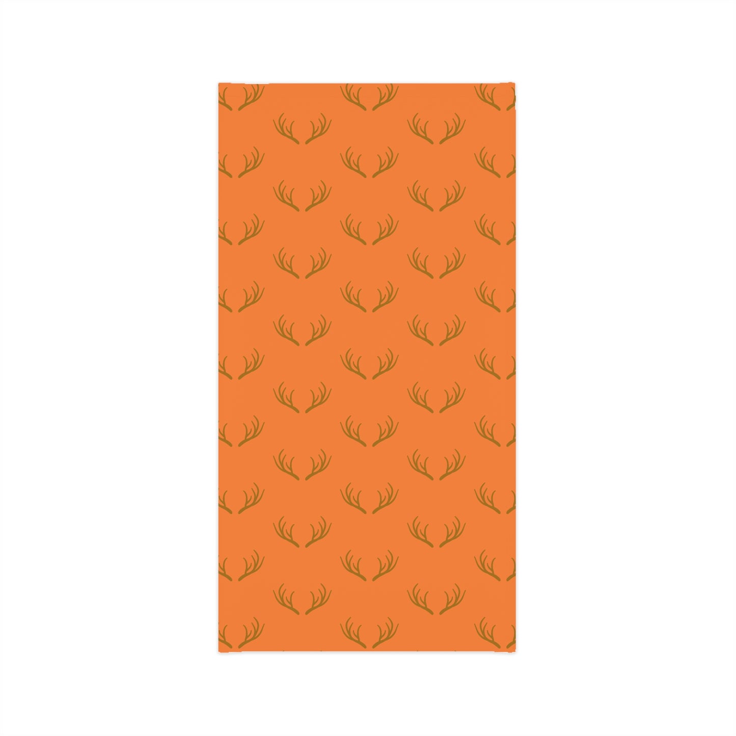 Summer / Fall Weather  - Antler Pattern - Fishing / Boating / Hunting Lightweight Neck Gaiter - Orange