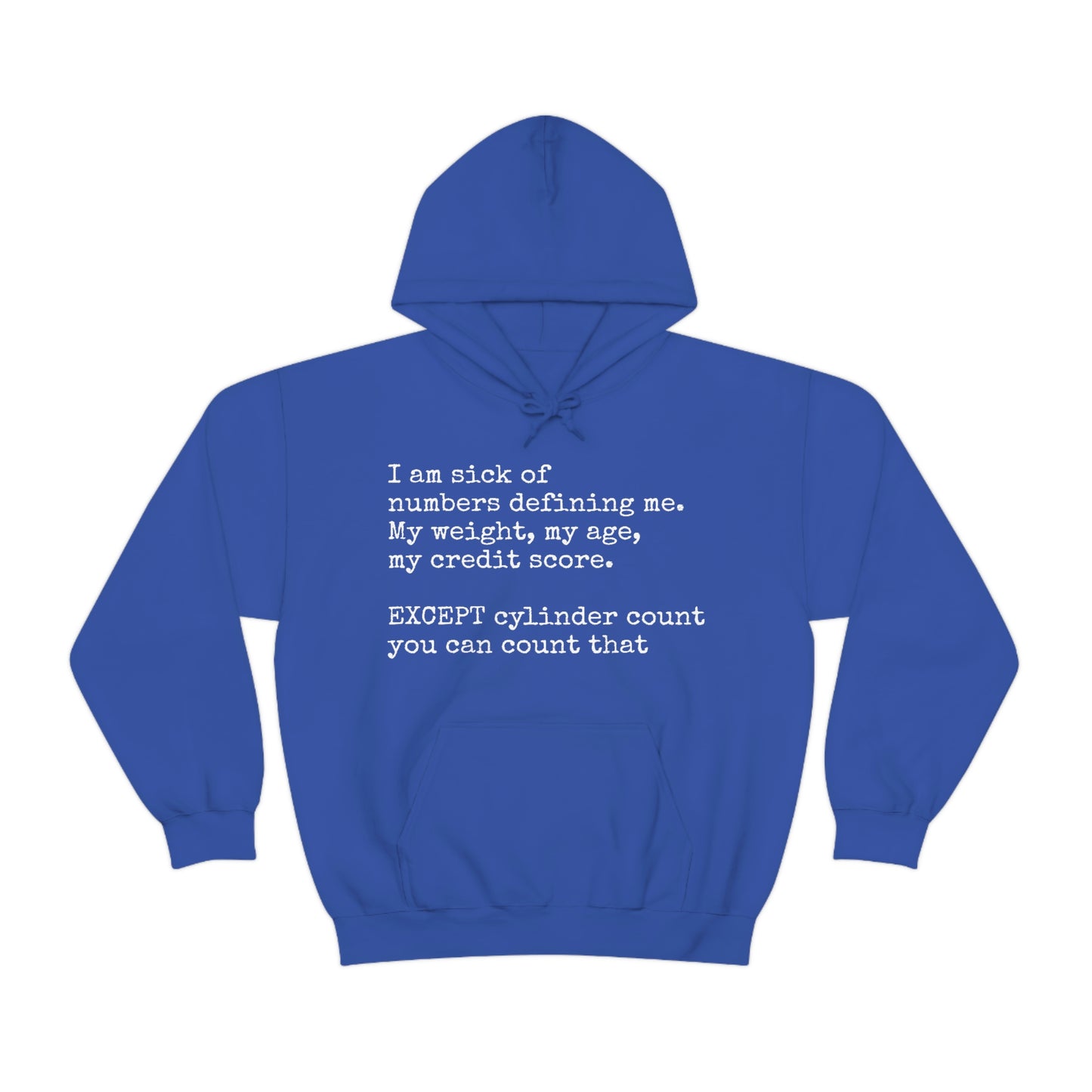 Horsepower Counts -  Unisex Heavy Blend™ Hooded Sweatshirt