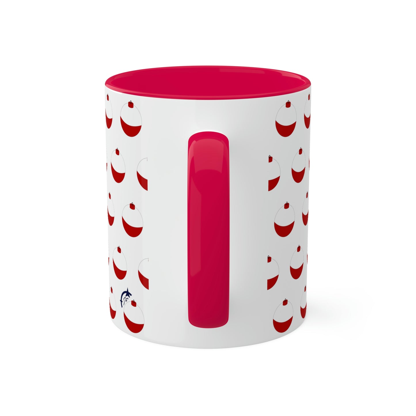 Traditional Red & White Bobber - Colorful Mugs, 11oz