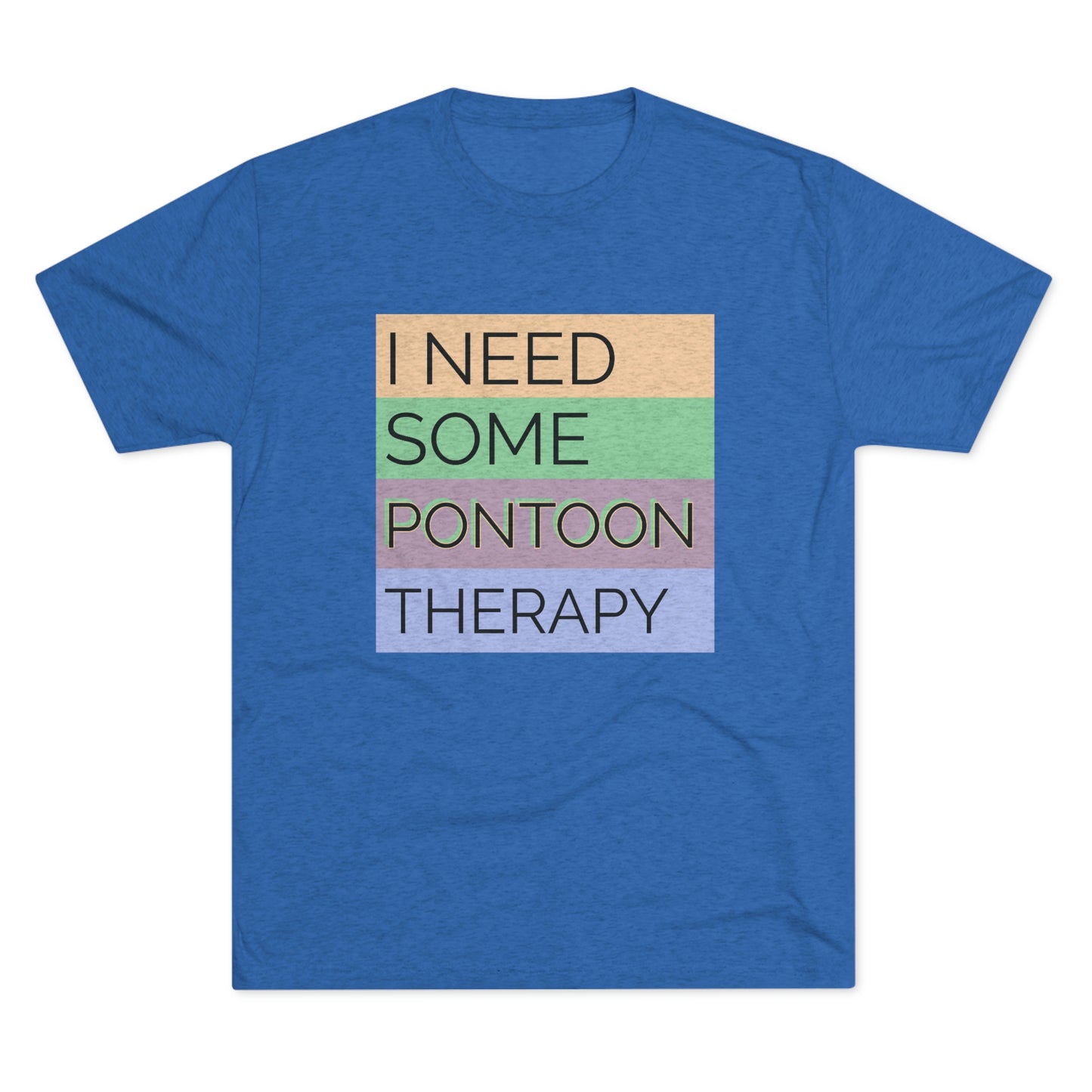 Pontoon Therapy -  Unisex Tri-Blend Crew Tee