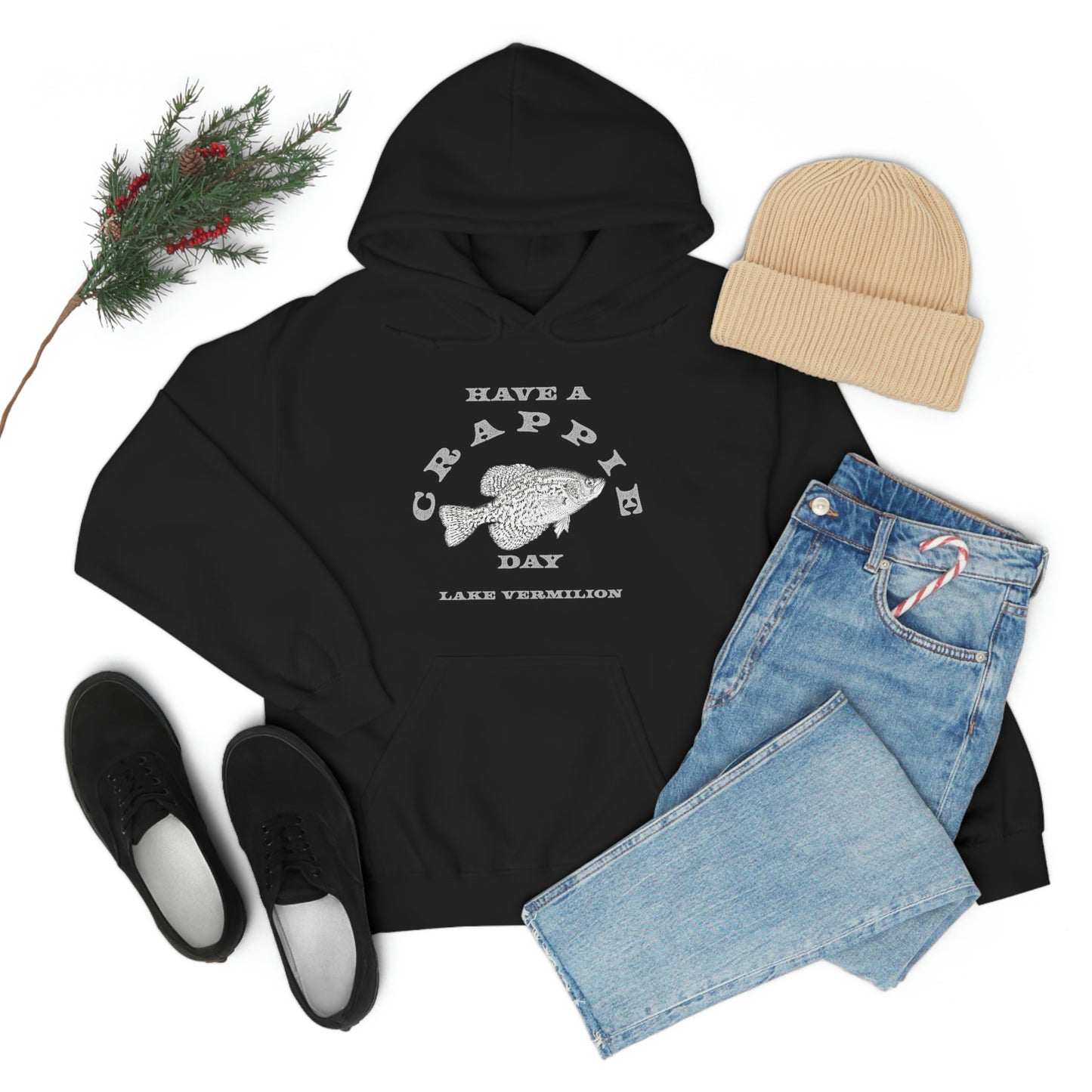 Crappie Day - Lake Vermilion - Fishing - Unisex Heavy Blend™ Hooded Sweatshirt