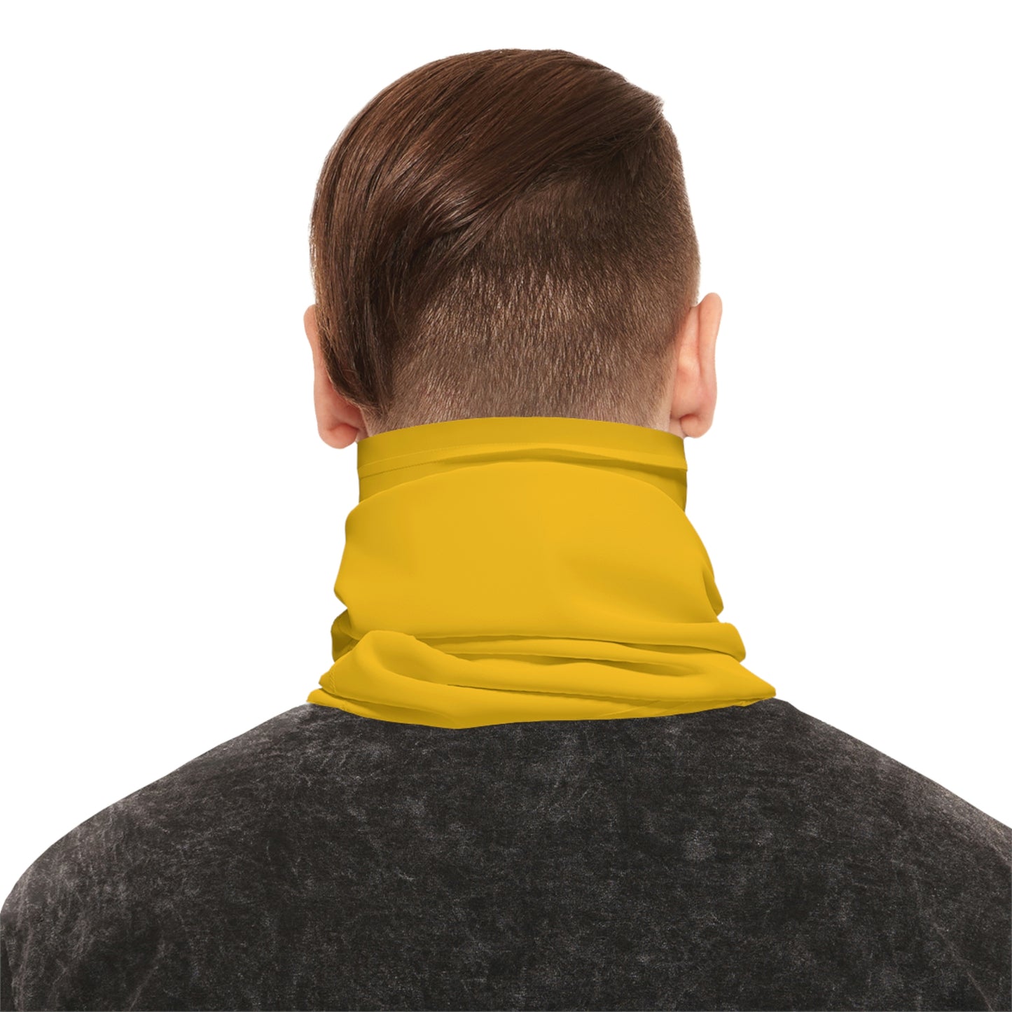 Summer Weather  - North of Hwy 2- Fishing / Boating Lightweight Neck Gaiter - Yellow