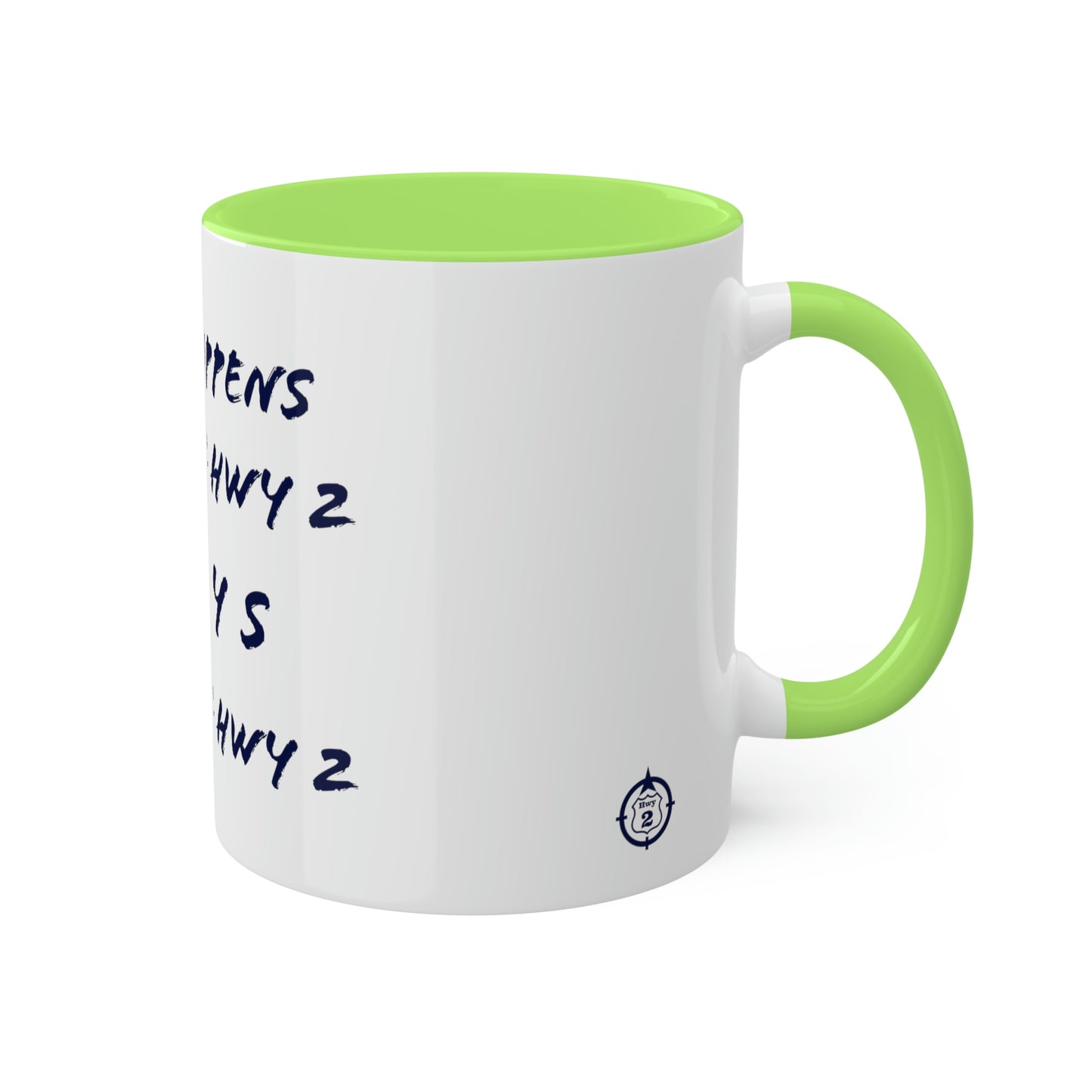 North of Hwy 2 - Colorful Mugs, 11oz