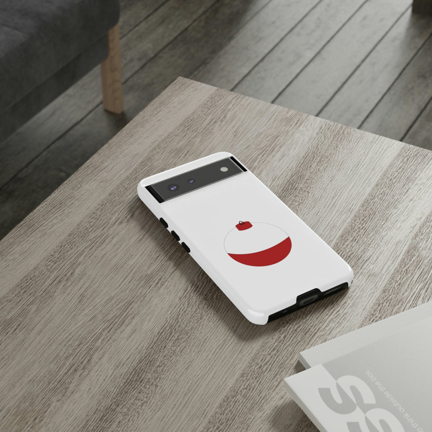 Traditional Red & White Bobber - Single - White - Tough Cases