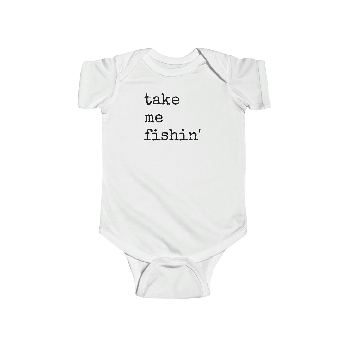 Take Me Fishin'  - Fishing - Infant Fine Jersey Bodysuit