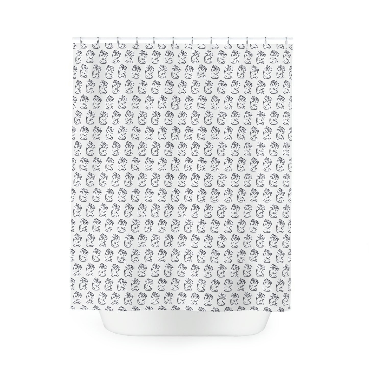 Crushed Can - Polyester Shower Curtain