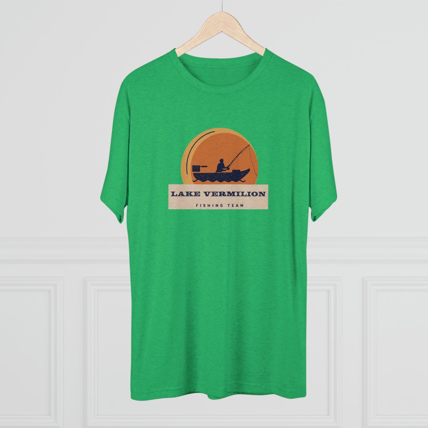 Fishin Team - Lake Vermilion - Unisex Tri-Blend Crew Tee