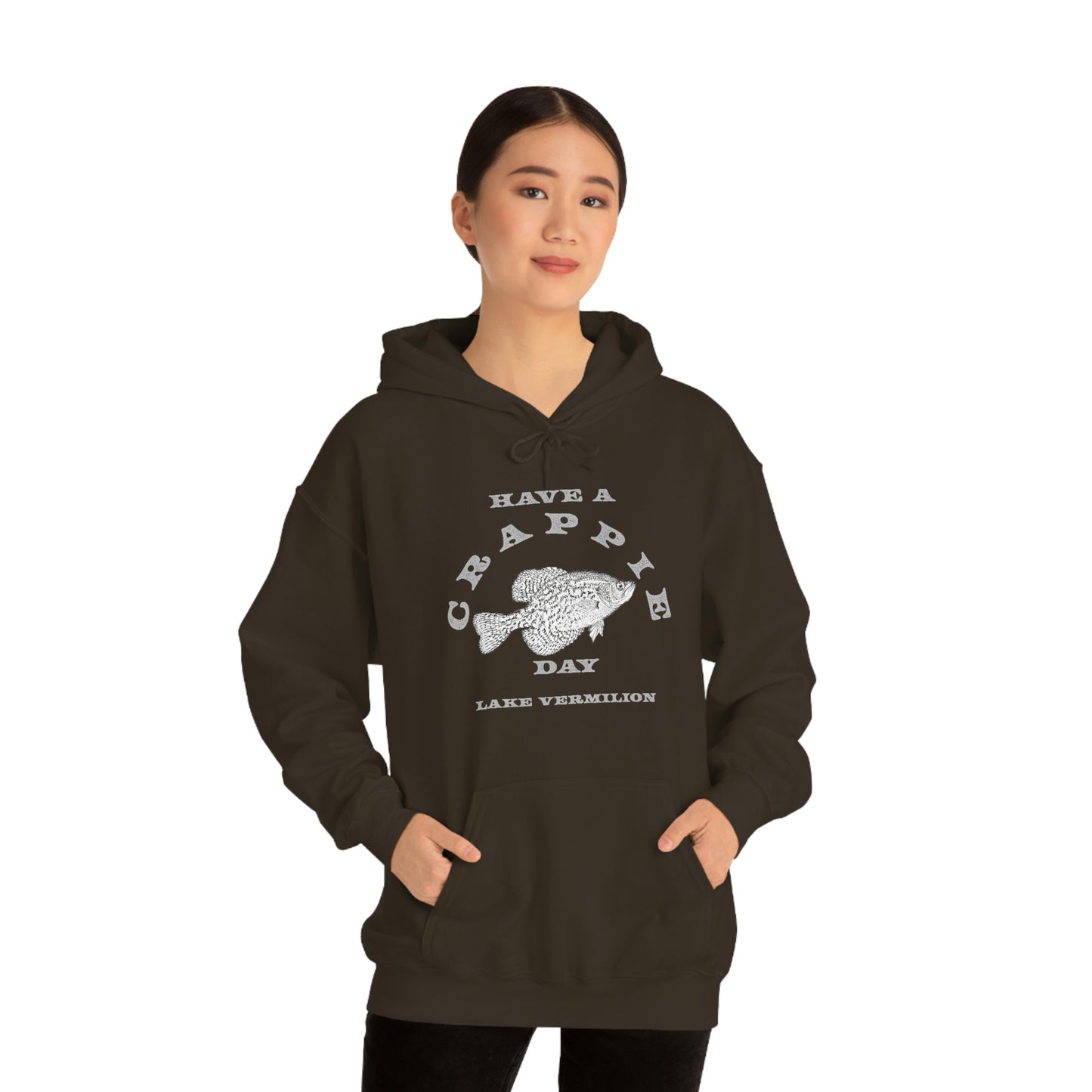 Crappie Day - Lake Vermilion - Fishing - Unisex Heavy Blend™ Hooded Sweatshirt