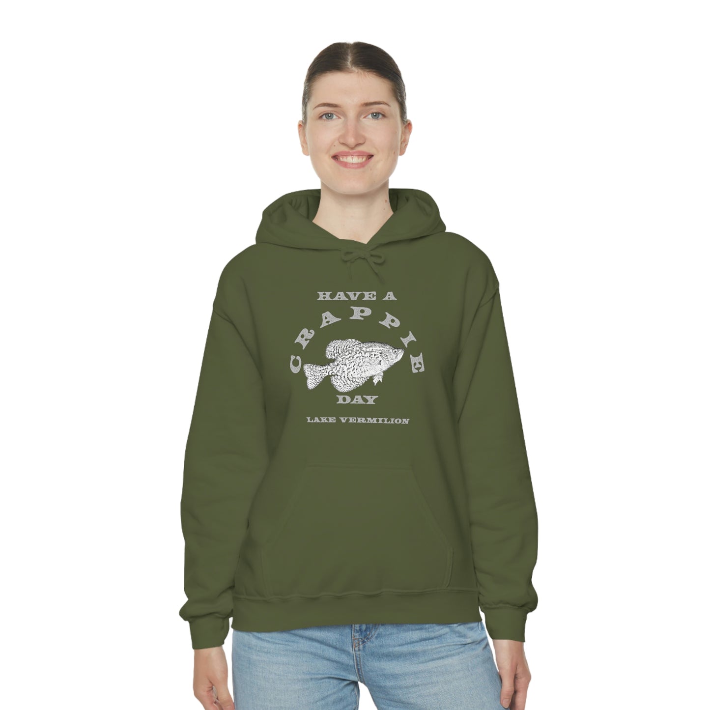 Crappie Day - Lake Vermilion - Fishing - Unisex Heavy Blend™ Hooded Sweatshirt