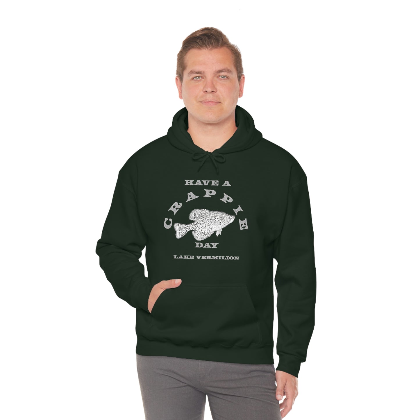 Crappie Day - Lake Vermilion - Fishing - Unisex Heavy Blend™ Hooded Sweatshirt