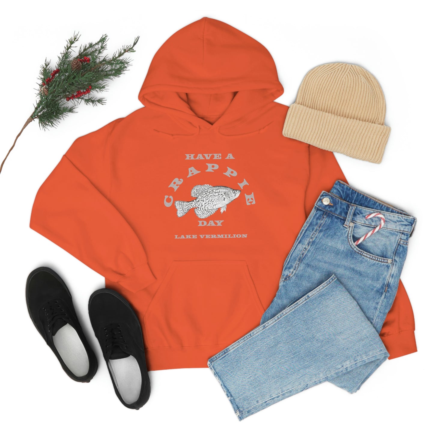 Crappie Day - Lake Vermilion - Fishing - Unisex Heavy Blend™ Hooded Sweatshirt