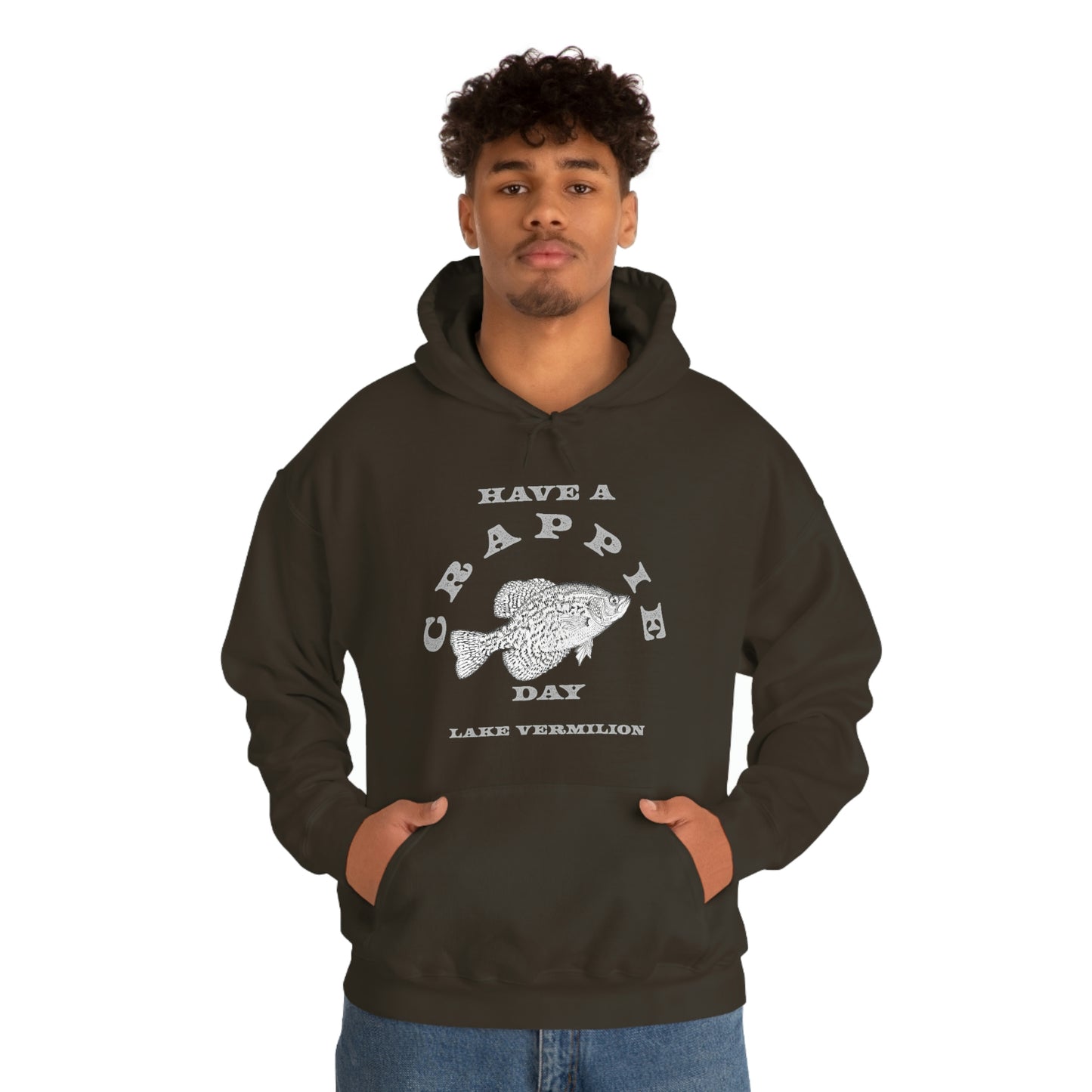 Crappie Day - Lake Vermilion - Fishing - Unisex Heavy Blend™ Hooded Sweatshirt