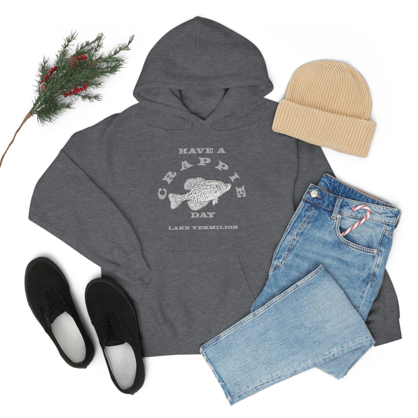 Crappie Day - Lake Vermilion - Fishing - Unisex Heavy Blend™ Hooded Sweatshirt
