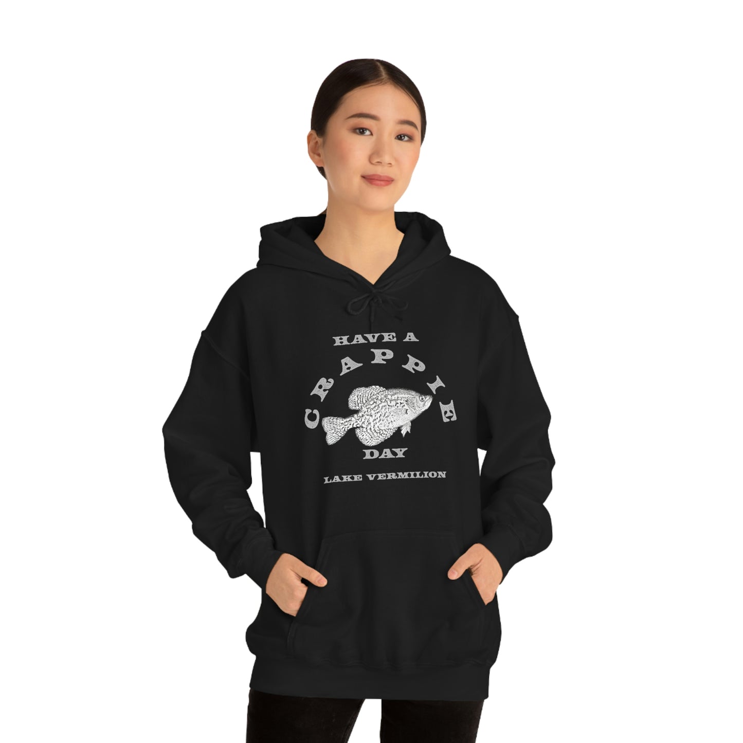 Crappie Day - Lake Vermilion - Fishing - Unisex Heavy Blend™ Hooded Sweatshirt