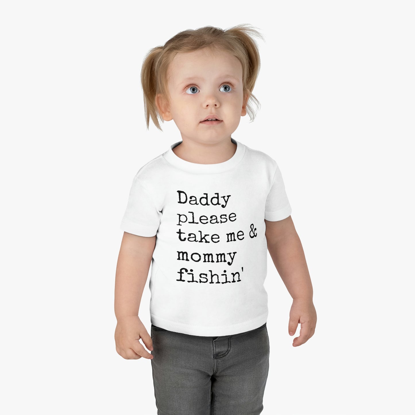 Take Me & Mommy Fishin' -  Fishing - Infant Cotton Jersey Tee