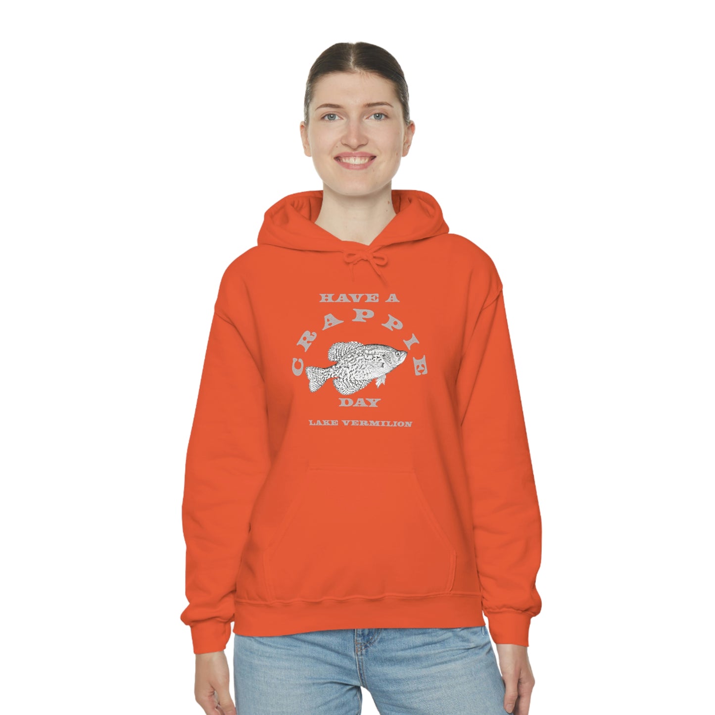 Crappie Day - Lake Vermilion - Fishing - Unisex Heavy Blend™ Hooded Sweatshirt
