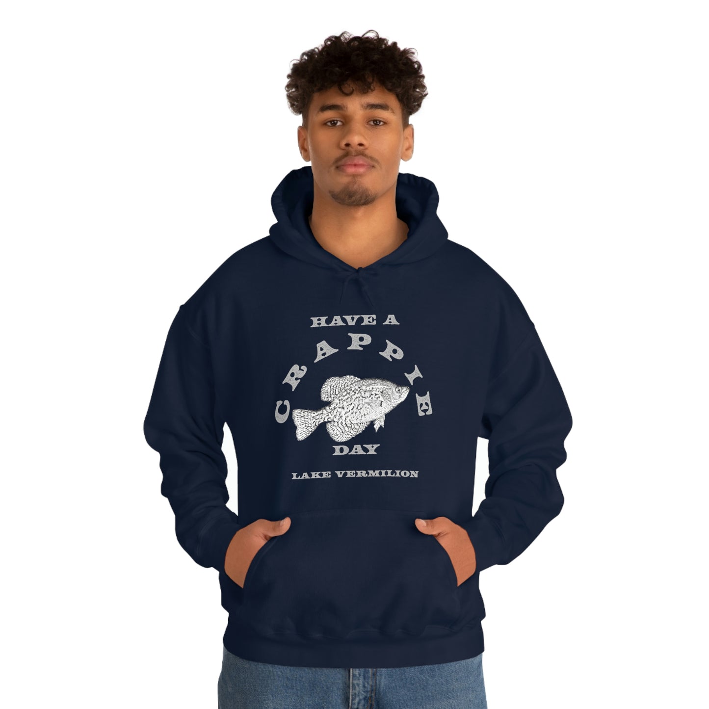 Crappie Day - Lake Vermilion - Fishing - Unisex Heavy Blend™ Hooded Sweatshirt