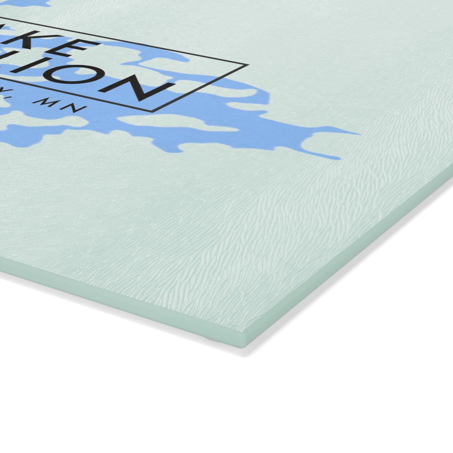 Lake Vermilion - White backed - Glass Cutting Board