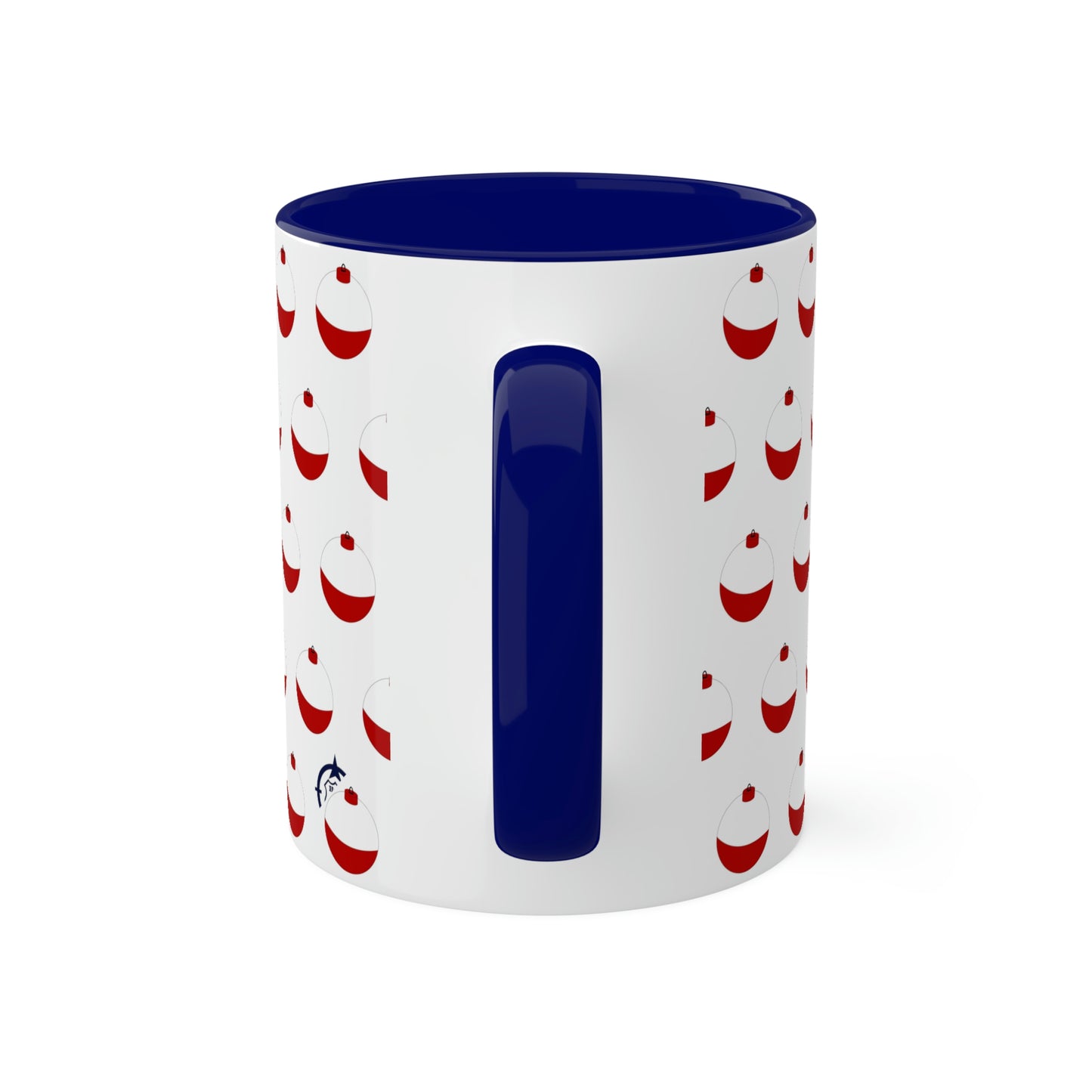 Traditional Red & White Bobber - Colorful Mugs, 11oz