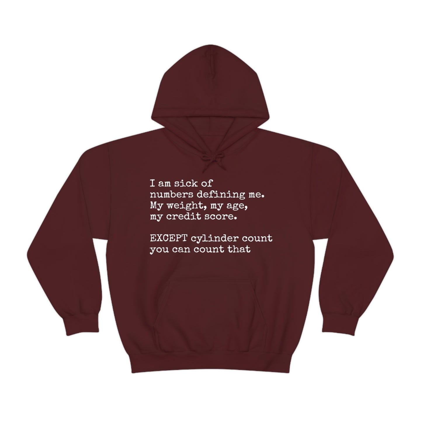 Horsepower Counts -  Unisex Heavy Blend™ Hooded Sweatshirt