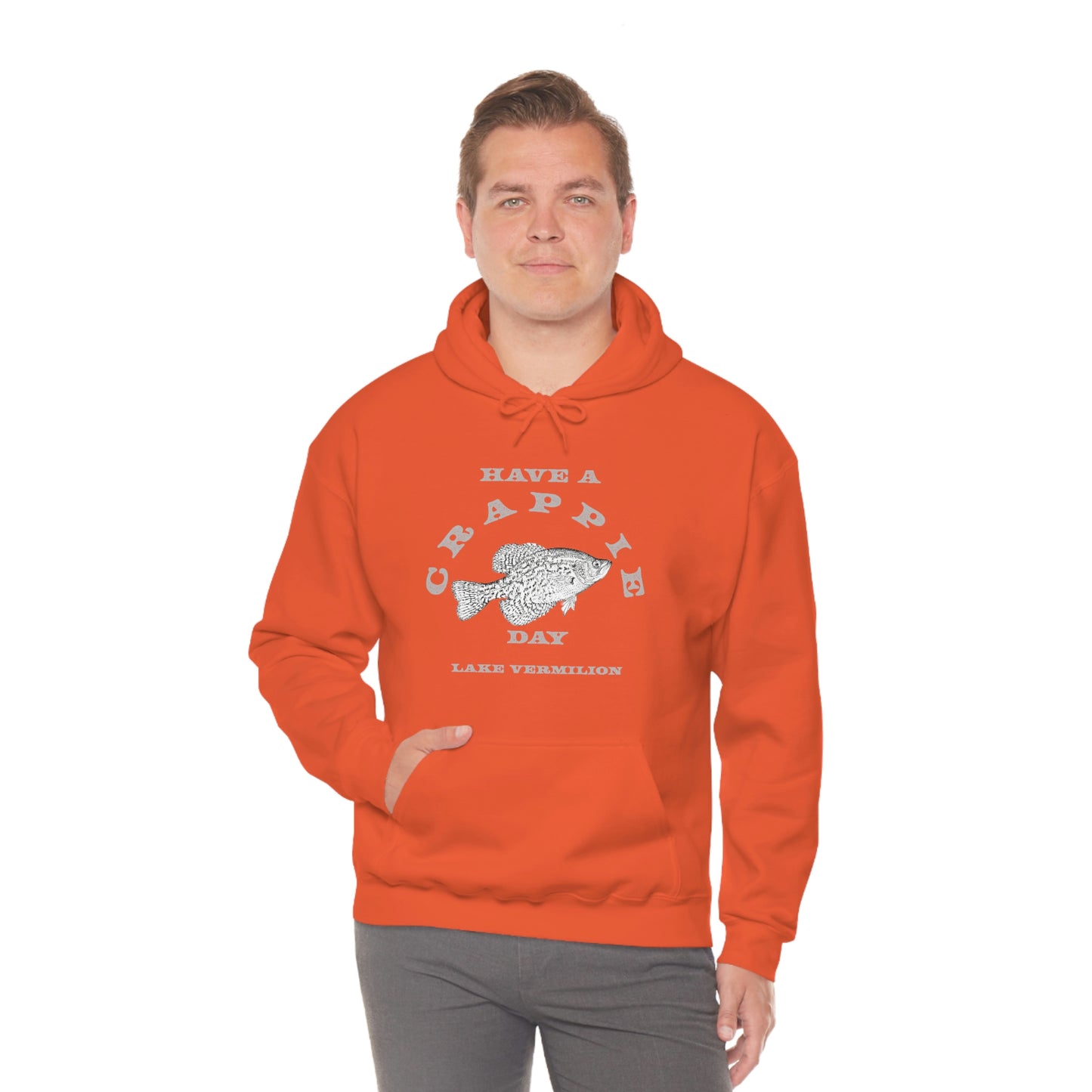 Crappie Day - Lake Vermilion - Fishing - Unisex Heavy Blend™ Hooded Sweatshirt
