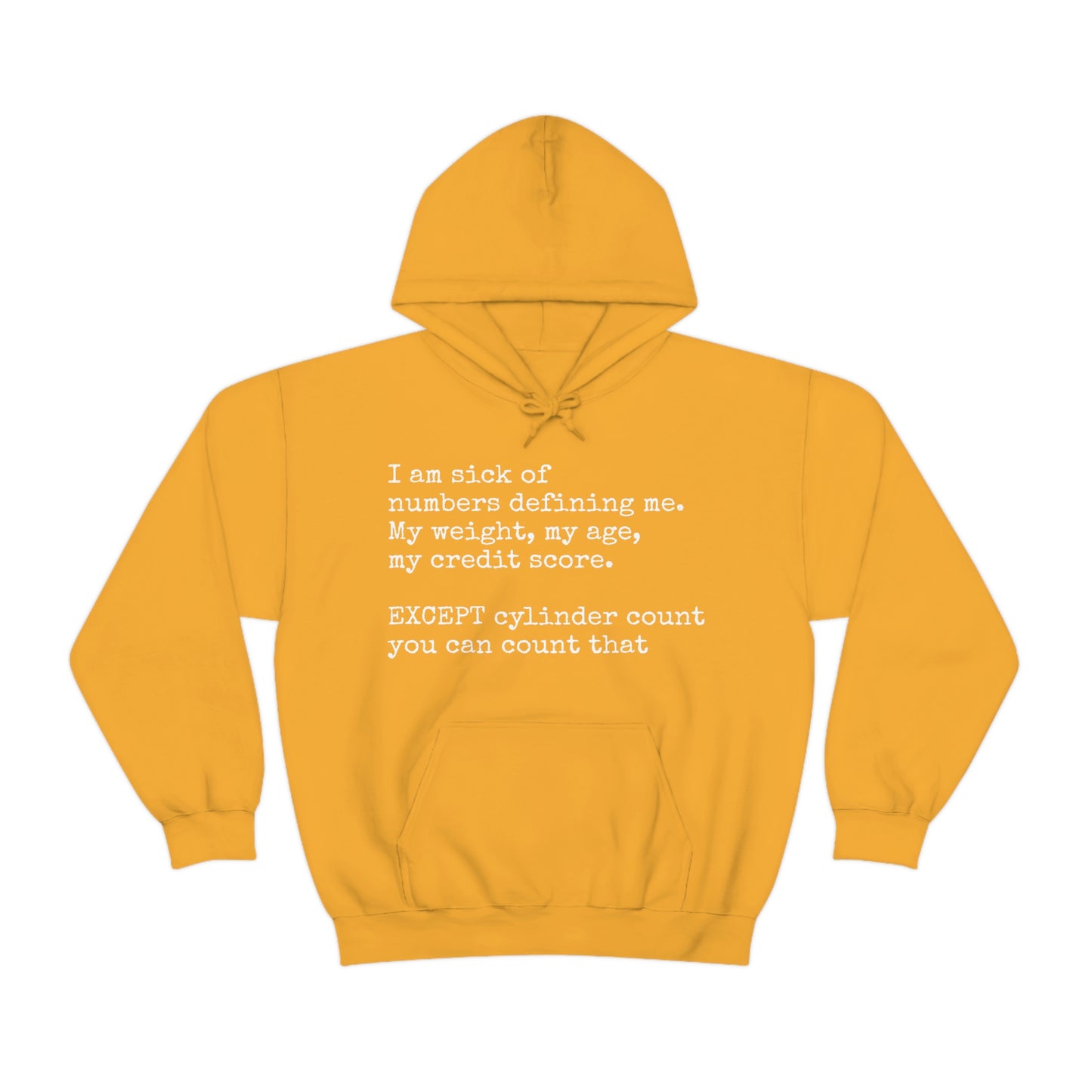 Horsepower Counts -  Unisex Heavy Blend™ Hooded Sweatshirt