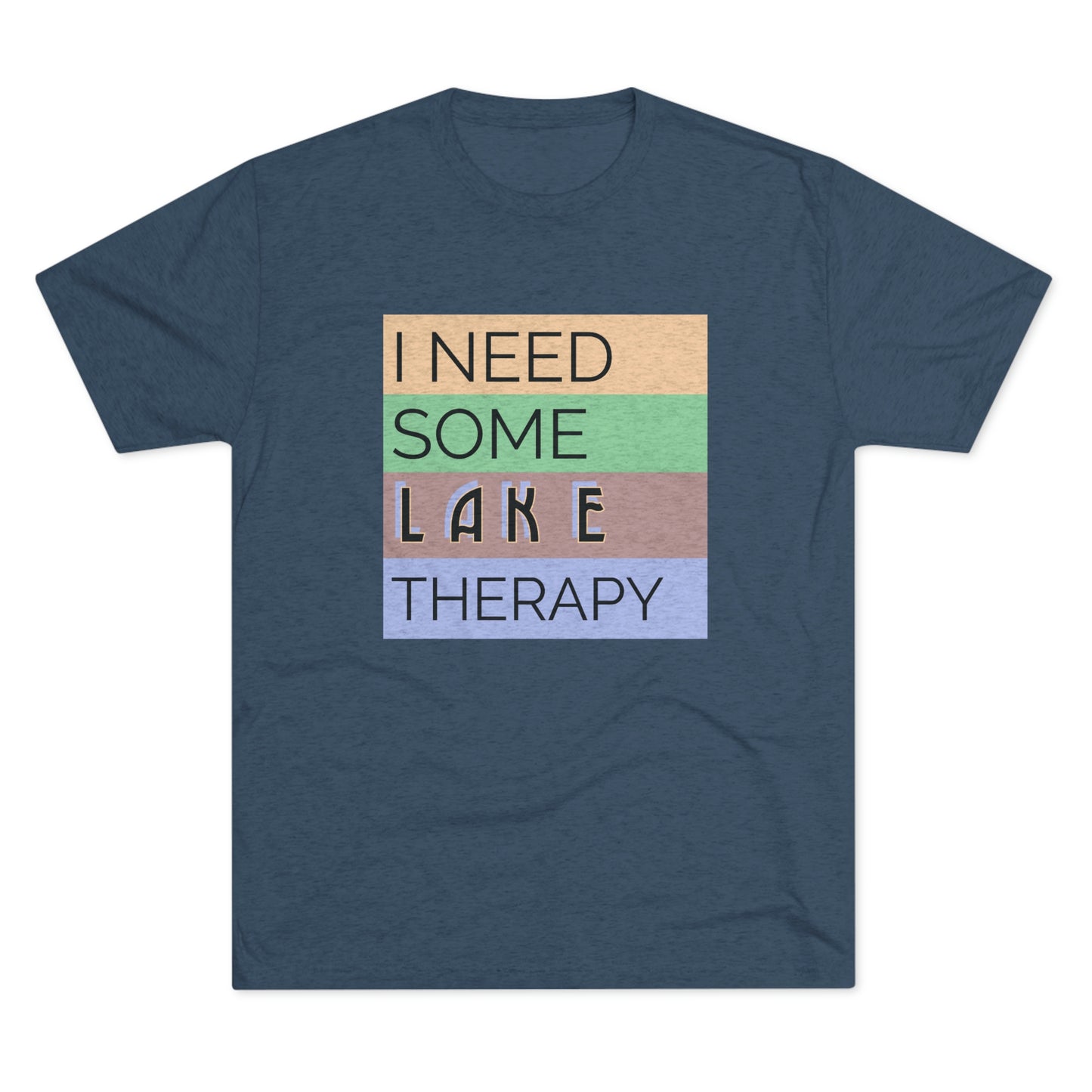 Lake Therapy -  Unisex Tri-Blend Crew Tee