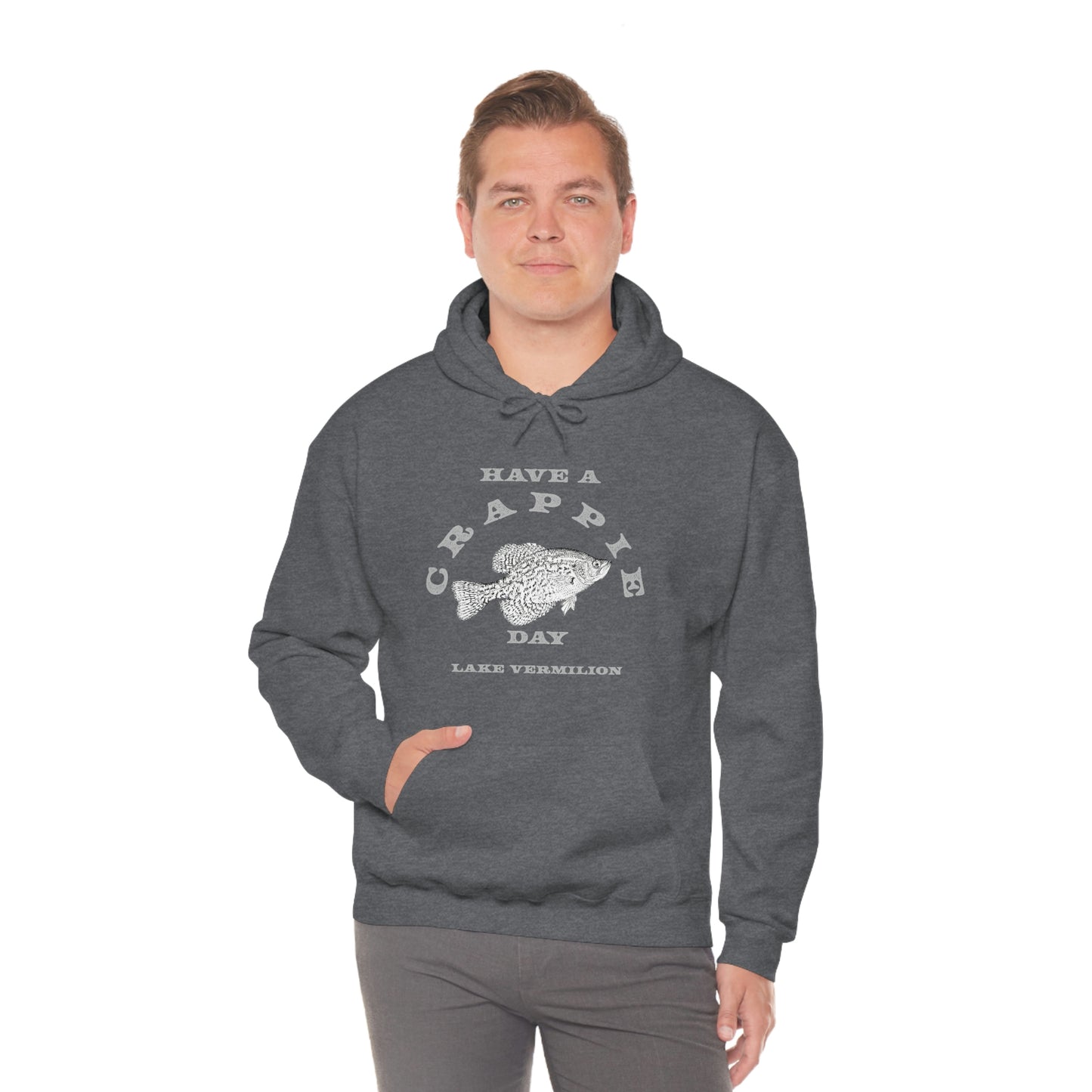Crappie Day - Lake Vermilion - Fishing - Unisex Heavy Blend™ Hooded Sweatshirt